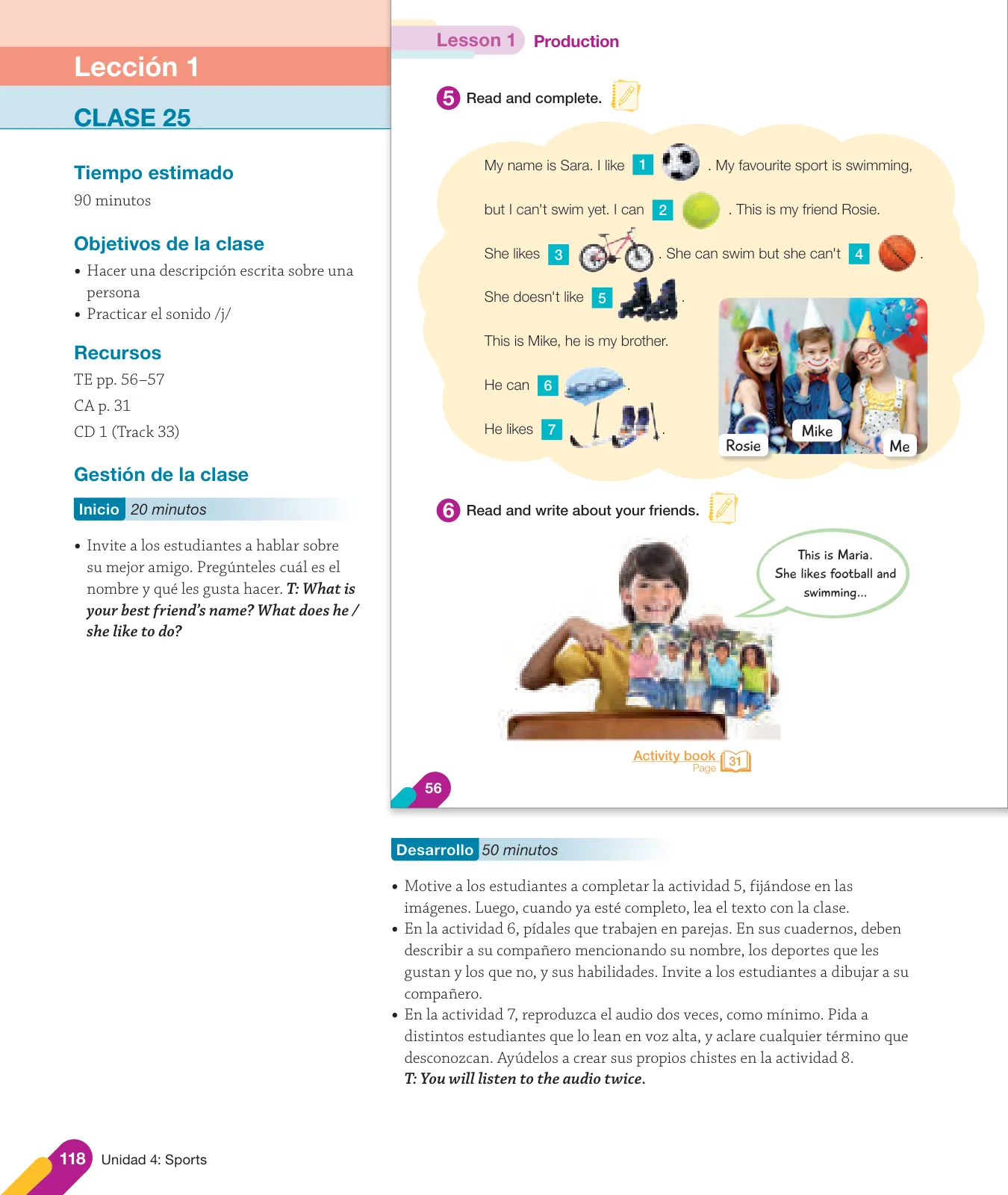 Miniatura página 120 de Inglés – Tercero Básico | Texto del Estudiante MINEDUC – Descargar PDF · 2024