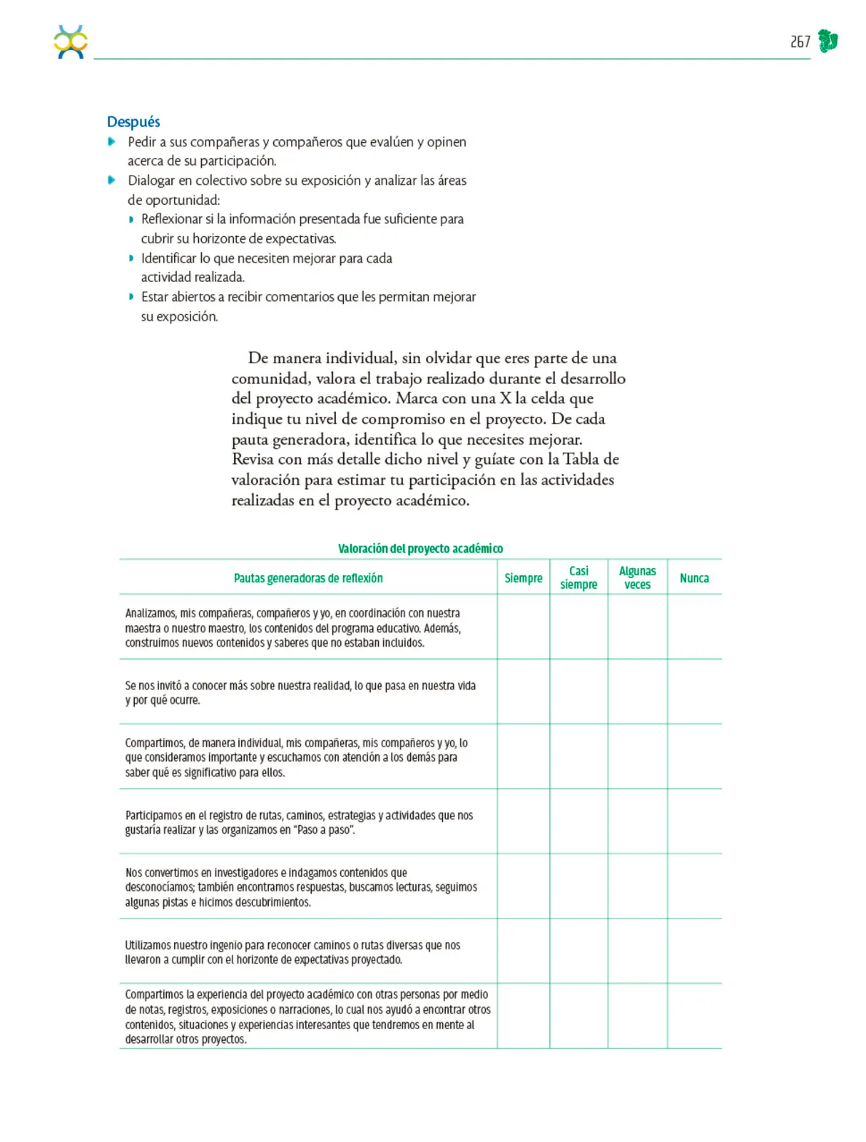 Miniatura página 268 de Colección Nanahuatzin. Nuestro libro de Proyectos. Tomo I.   Libro de Educación Telesecundaria Grado 3°  Ciclo Escolar 2025 - 2026