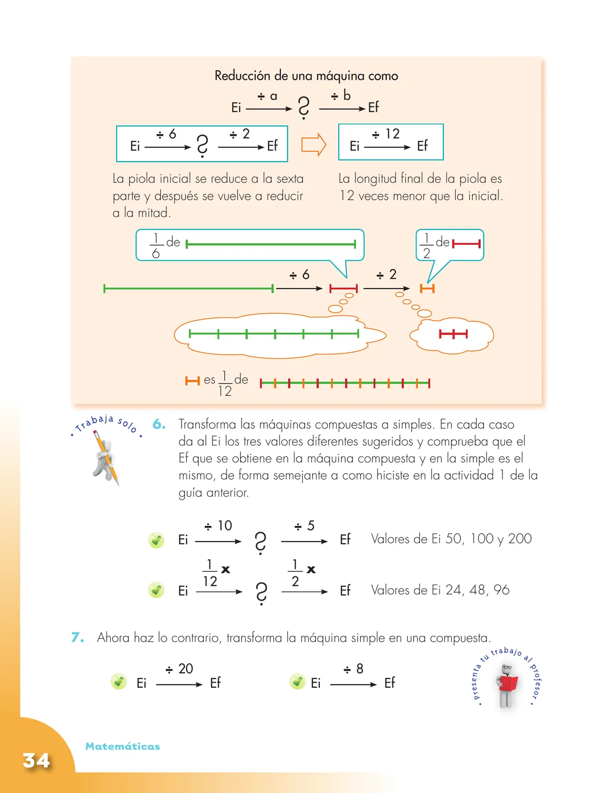 Miniatura página 34 de Matematica 5° · Cartilla 01