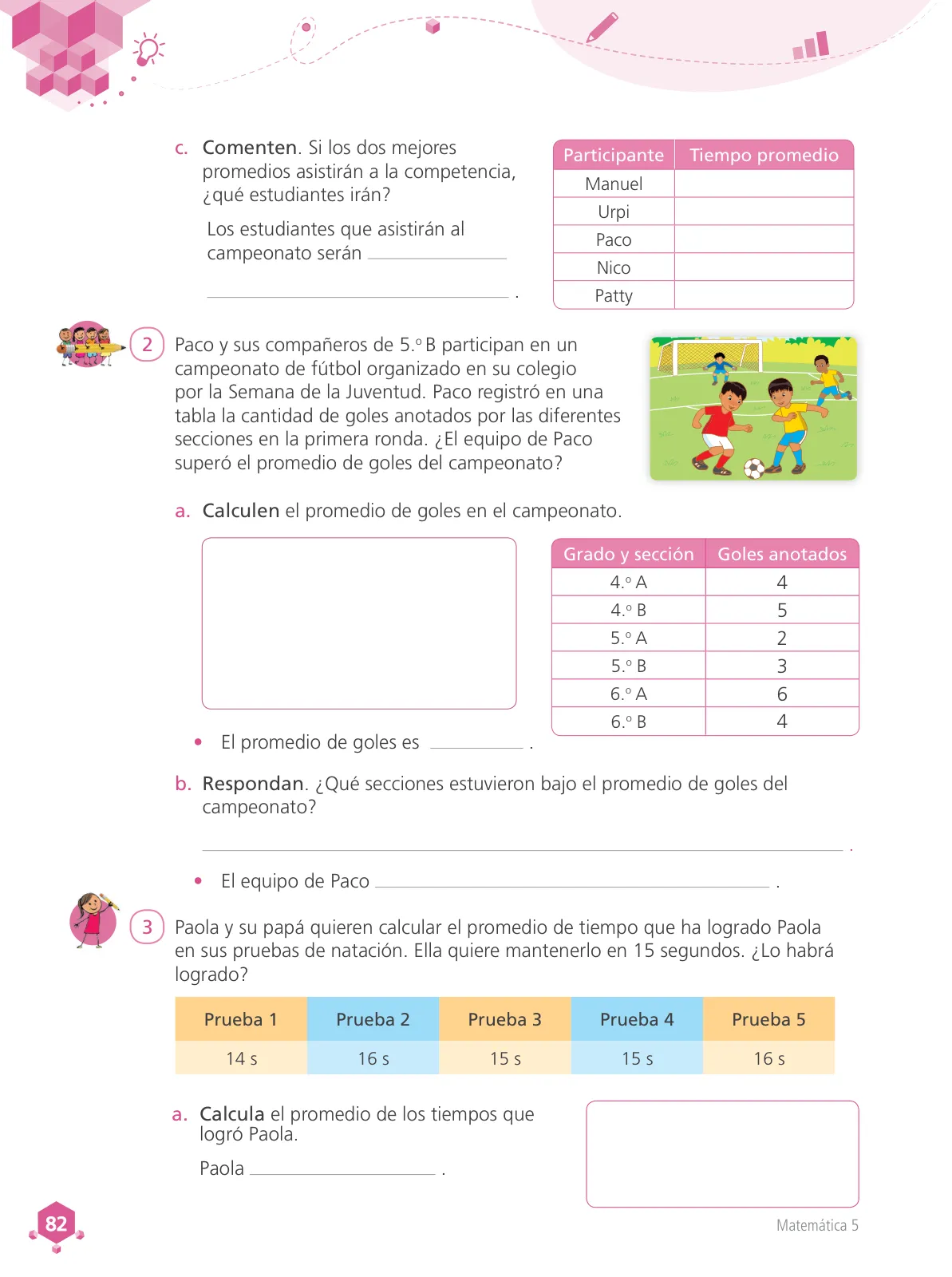 Miniatura página 83 de Matemática 5 : cuaderno de trabajo para quinto grado de Educación Primaria 2018 · 2018