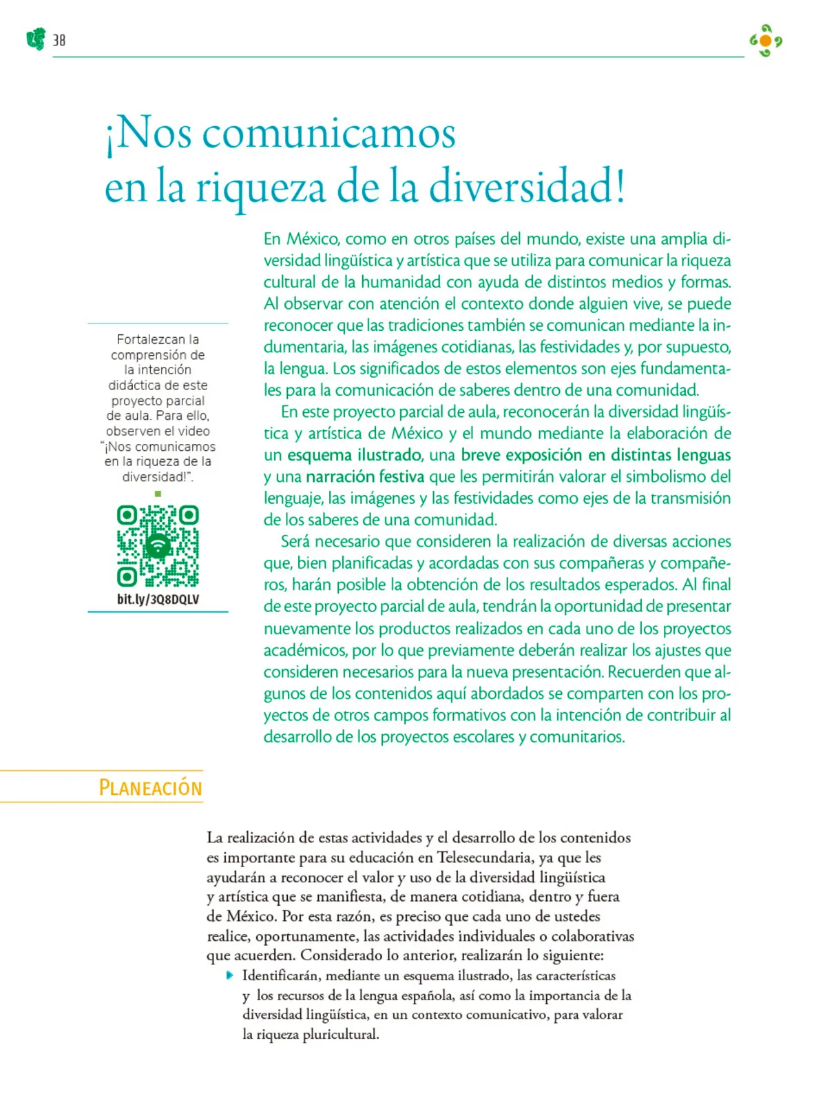 Página 39 de Colección Sk´asolil. Nuestro libro de Proyectos. Tomo I. Libro de Educación Telesecundaria Grado 2° Ciclo Escolar 2025 - 2026