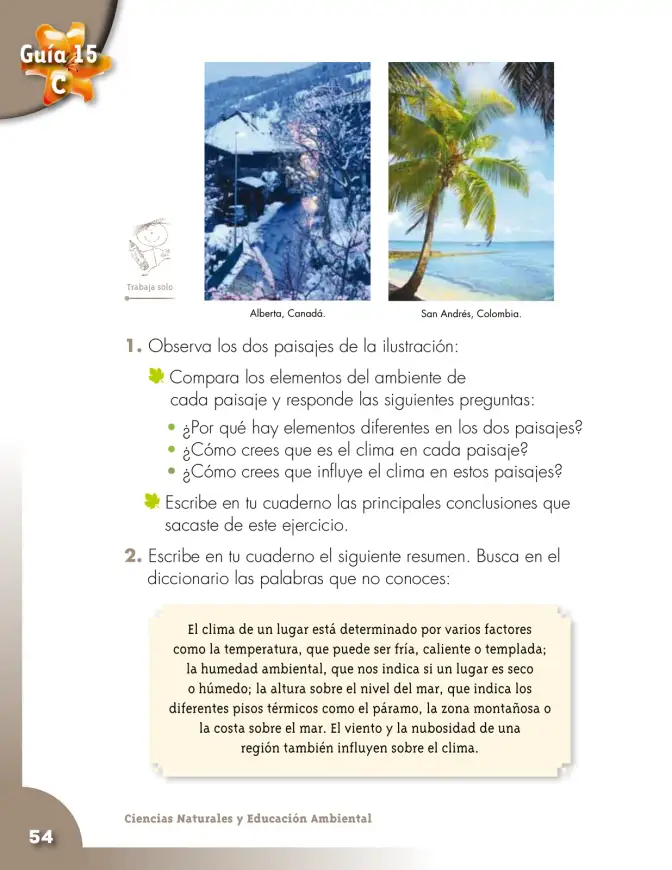 Página 54 de Ciencias Naturales 2° · Cartilla 02