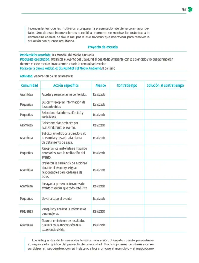 Página 268 de Colección Nanahuatzin. Nuestro libro de Proyectos. Tomo III. Libro de Educación Telesecundaria Grado 3° Ciclo Escolar 2025 - 2026