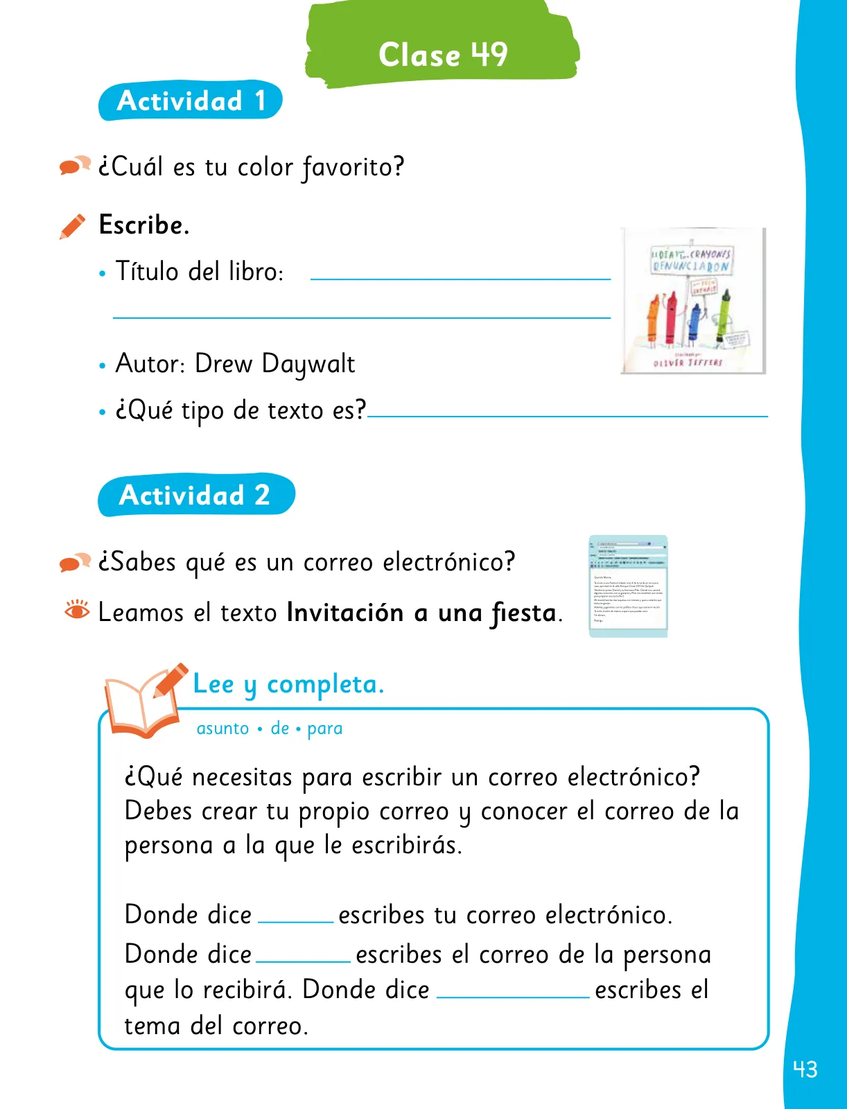 Página 45 de Lenguaje y Comunicación – Segundo Básico – Texto del Estudiante MINEDUC – Descargar PDF · 2024