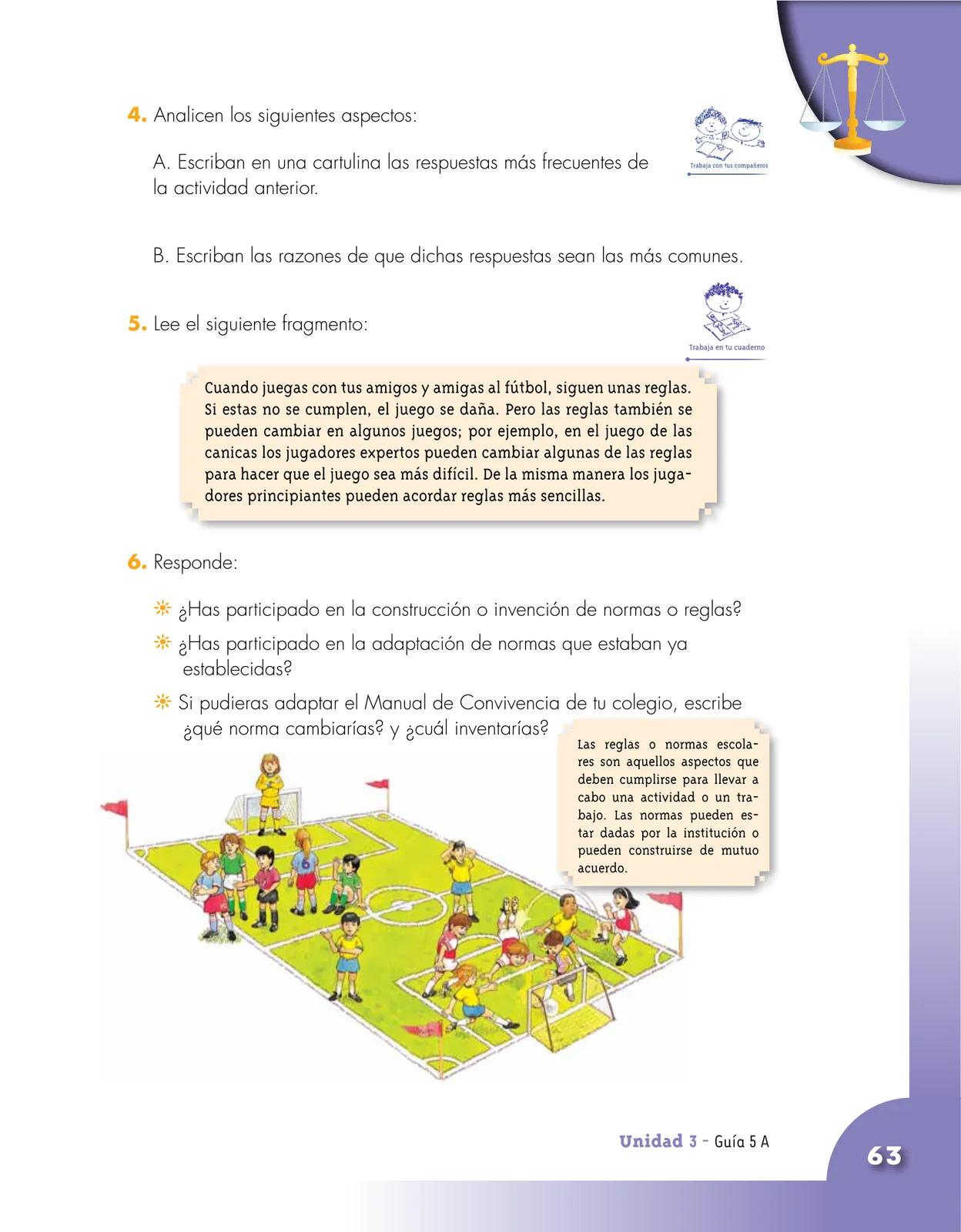 Miniatura página 63 de Ciencias Sociales 5° · Cartilla 01