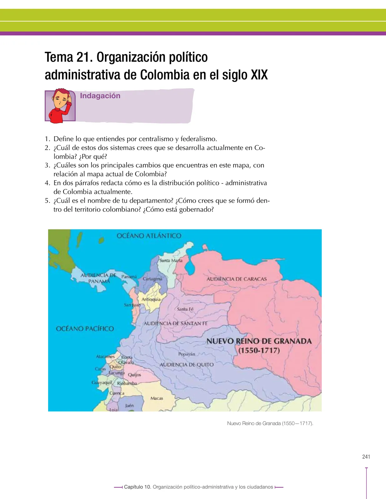 Página 241 de Ciencias Sociales 8° · Secundaria Activa