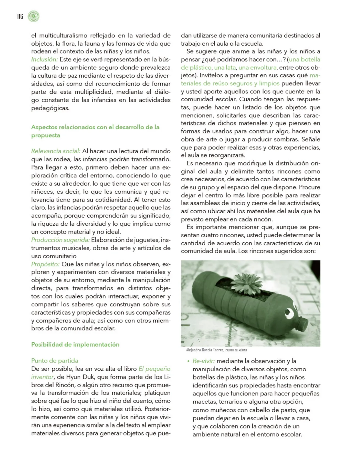 Miniatura página 117 de Modalidades de trabajo para la acción transformadora y el codiseño  Libro de Educación Preescolar Grado 1°, 2°, 3°  Ciclo Escolar 2025 - 2026