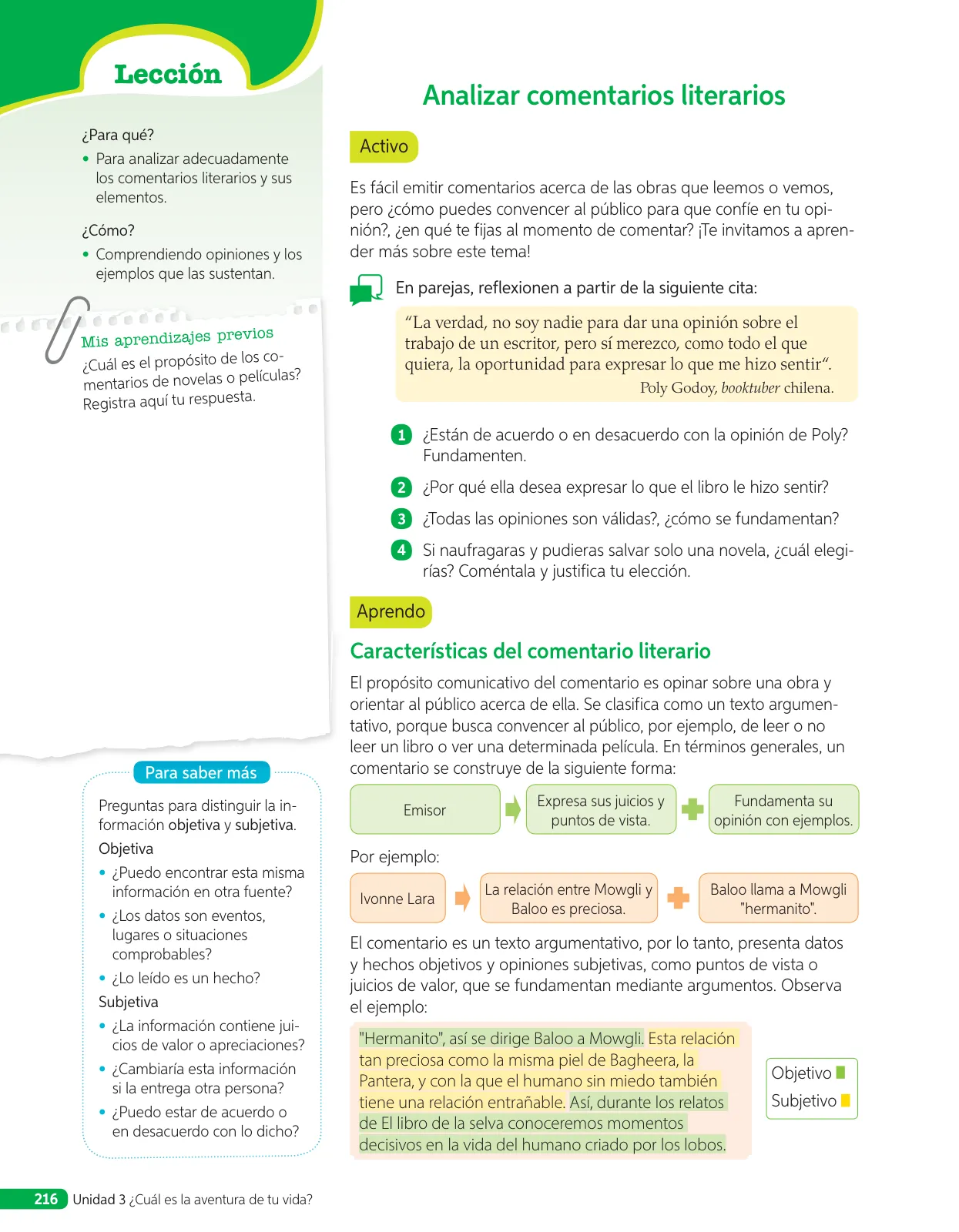 Página 127 de Lenguaje y Comunicación – Sexto Básico | Texto del Estudiante MINEDUC – Descargar PDF · 2024