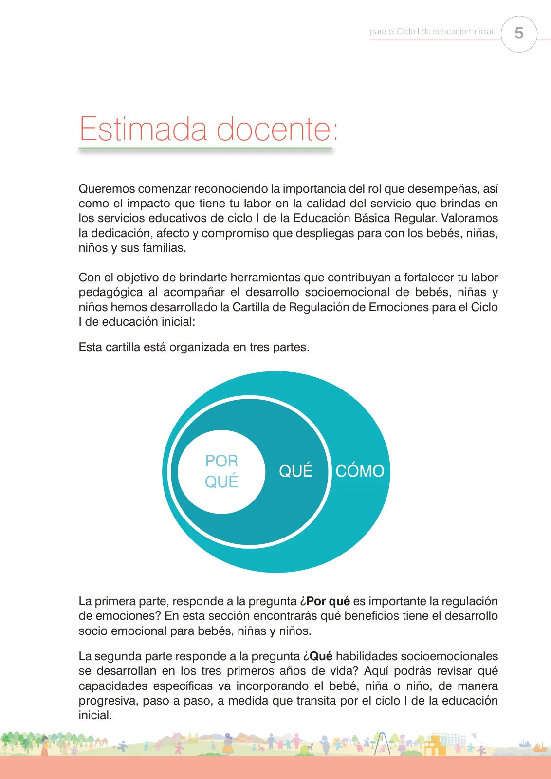 Miniatura página 7 de Regulación de emociones. Cartilla con orientaciones para el Ciclo I de Educación Inicial · 2024