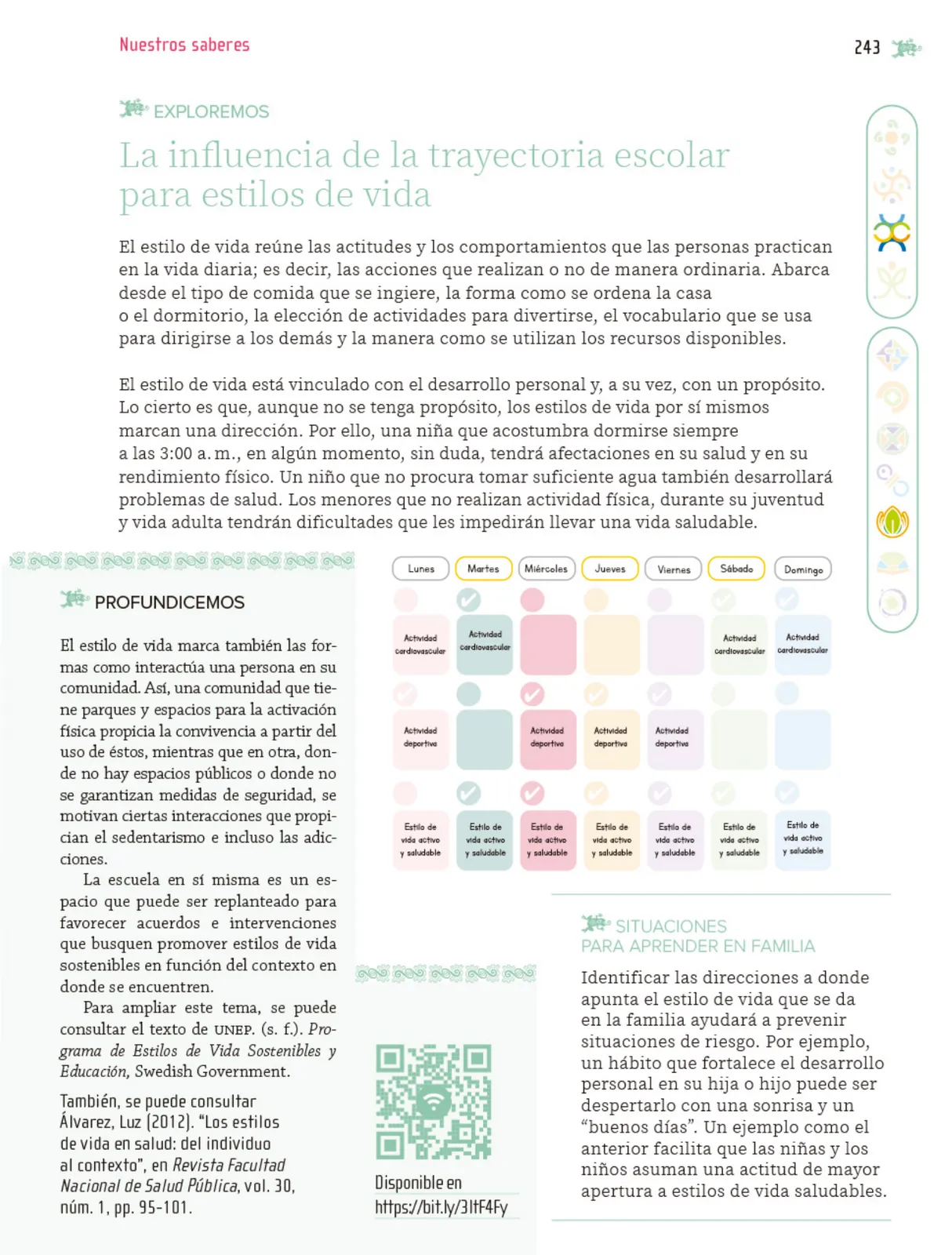 Miniatura página 244 de Nuestros saberes: Libro para alumnos, maestros y familia.   Libro de Educación Primaria Grado 5°  Ciclo Escolar 2025 - 2026