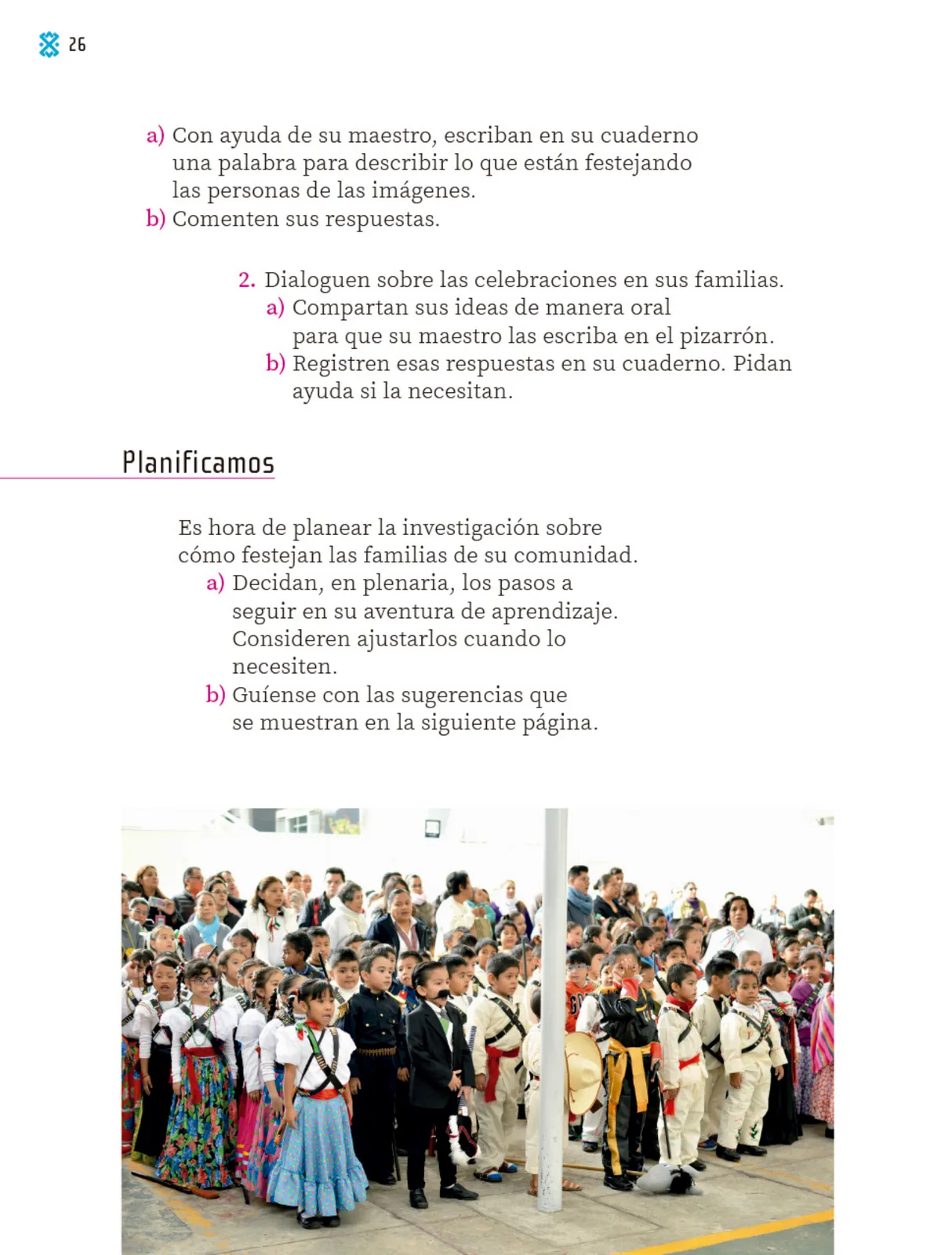 Miniatura página 27 de Proyectos Comunitarios.   Libro de Educación Primaria Grado 1°  Ciclo Escolar 2025 - 2026