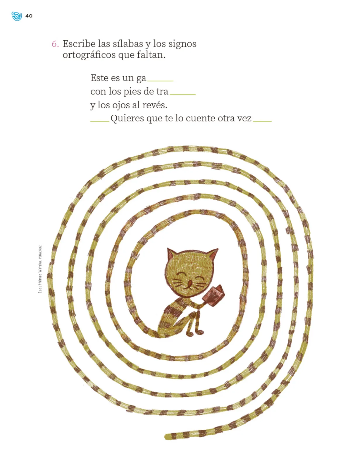 Miniatura página 41 de Múltiples lenguajes. Trazos y palabras.   Libro de Educación Primaria Grado 1°  Ciclo Escolar 2025 - 2026