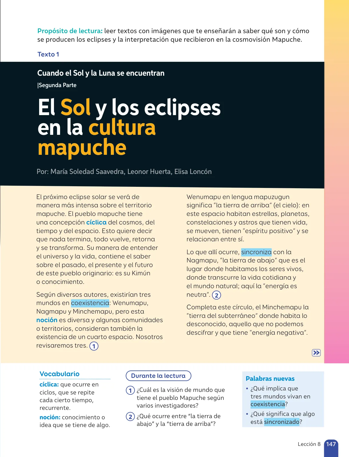 Página 149 de Lenguaje y Comunicación – Sexto Básico | Texto del Estudiante MINEDUC – Descargar PDF · 2024
