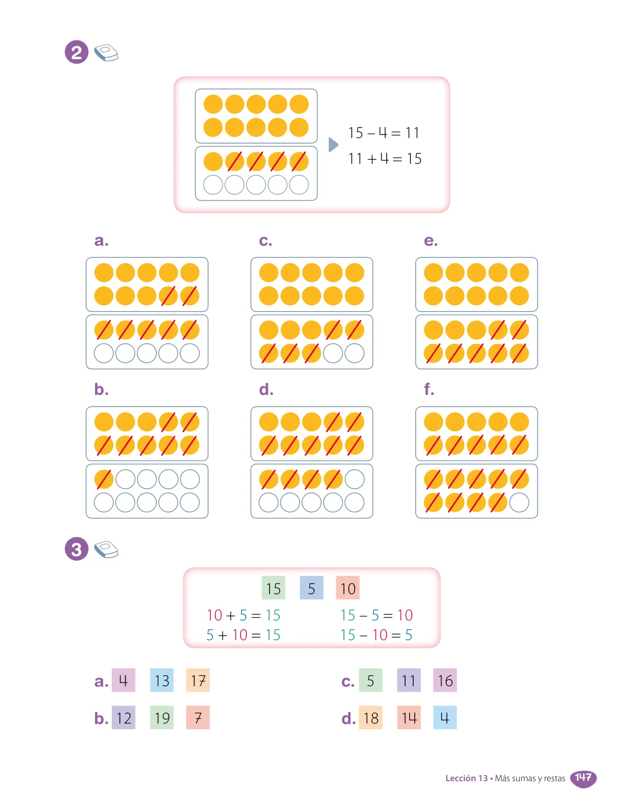 Página 149 de Matemática – Primero Básico | Texto del Estudiante MINEDUC – Descargar PDF · 2024