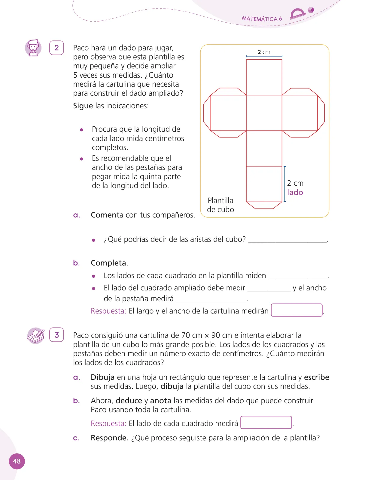 Miniatura página 50 de Cuadernillo de Matemática 6, sexto grado de Primaria ﻿ · 2023