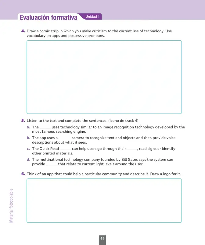 Página 65 de Inglés – Octavo Básico | Student’s Book MINEDUC – Descargar PDF · 2024