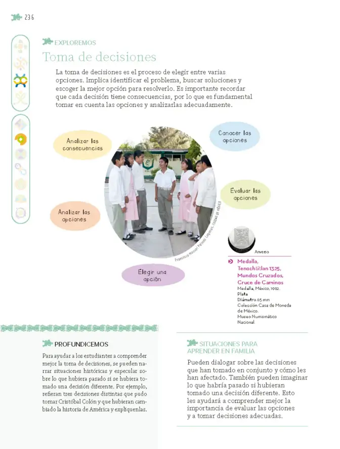 Página 237 de Nuestros saberes: Libro para alumnos, maestros y familia. Libro de Educación Primaria Grado 6° Ciclo Escolar 2025 - 2026