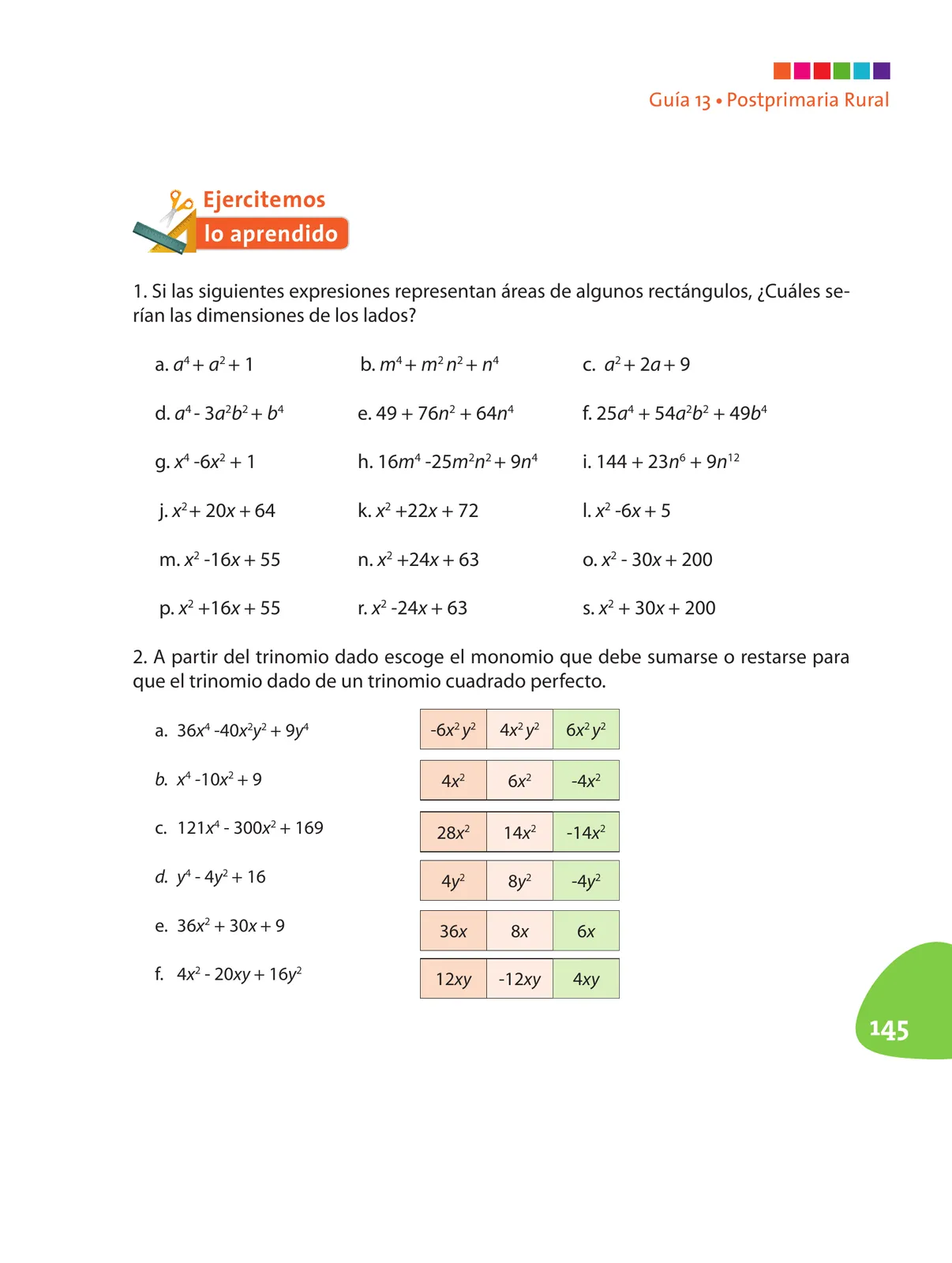 Página 146 de Matematica 8° · Postprimaria