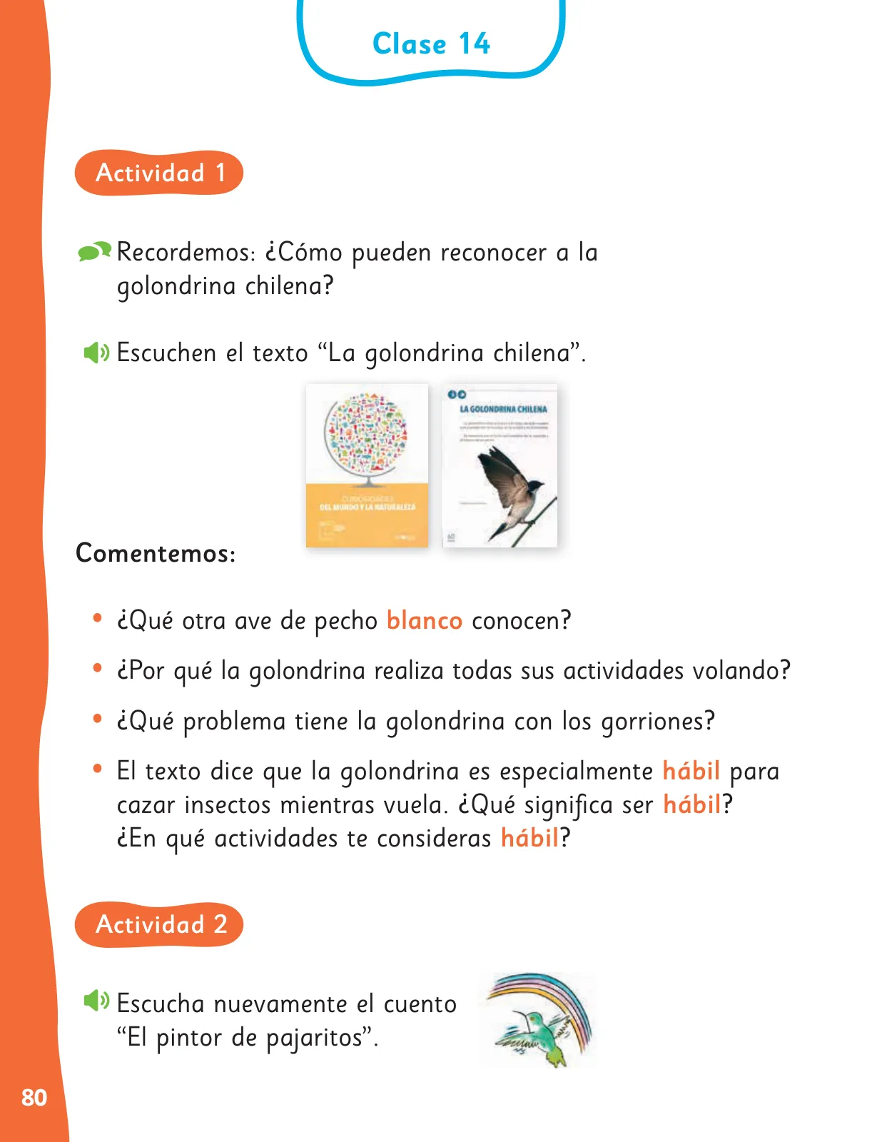 Página 83 de Lenguaje y Comunicación – Primero Básico | Texto del Estudiante MINEDUC – Descargar PDF · 2024