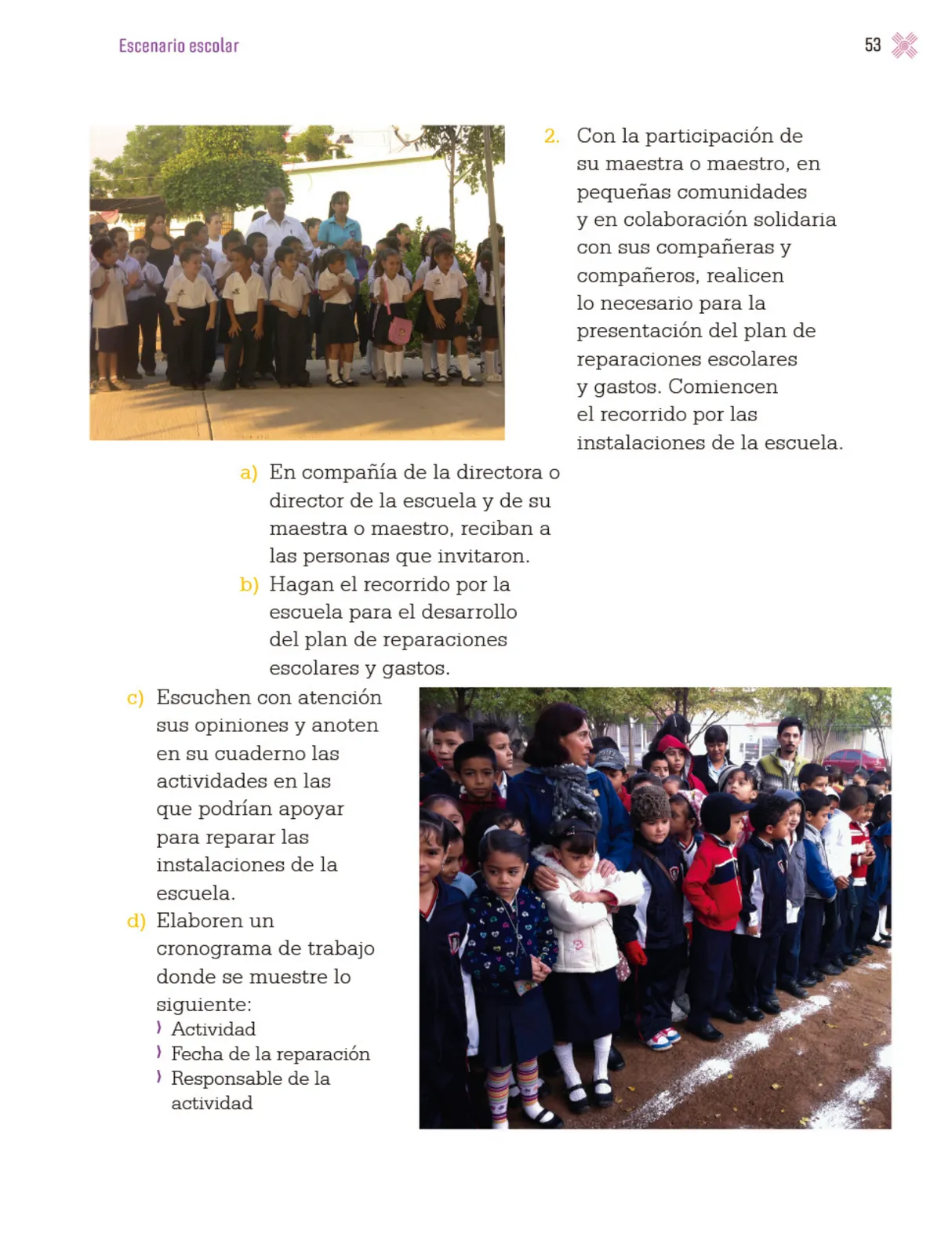 Miniatura página 56 de Proyectos Escolares.   Libro de Educación Primaria Grado 3°  Ciclo Escolar 2025 - 2026