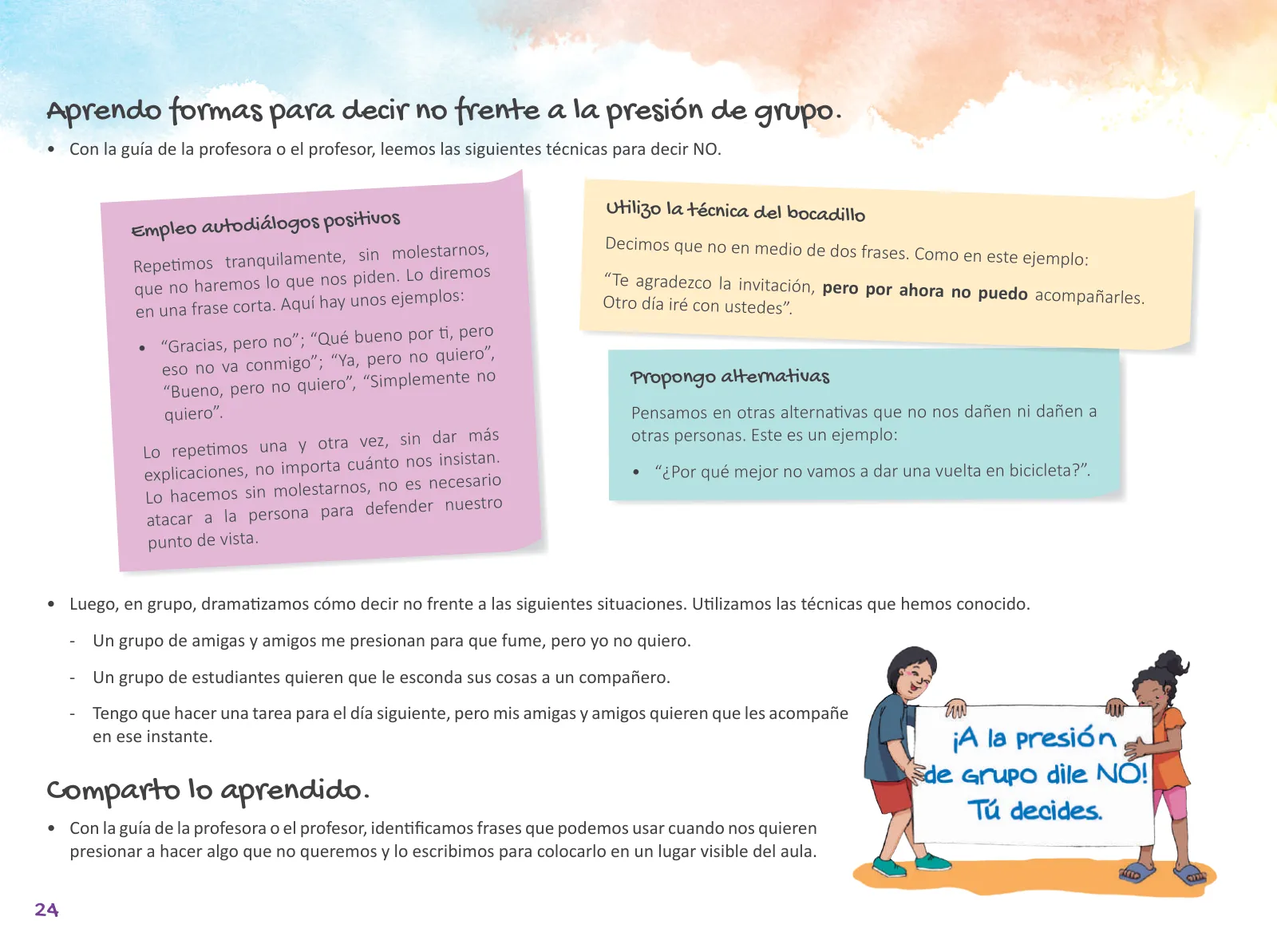 Miniatura página 26 de Cuadernillo de Tutoría Sexto Grado Educación Primaria 2019 · 2019