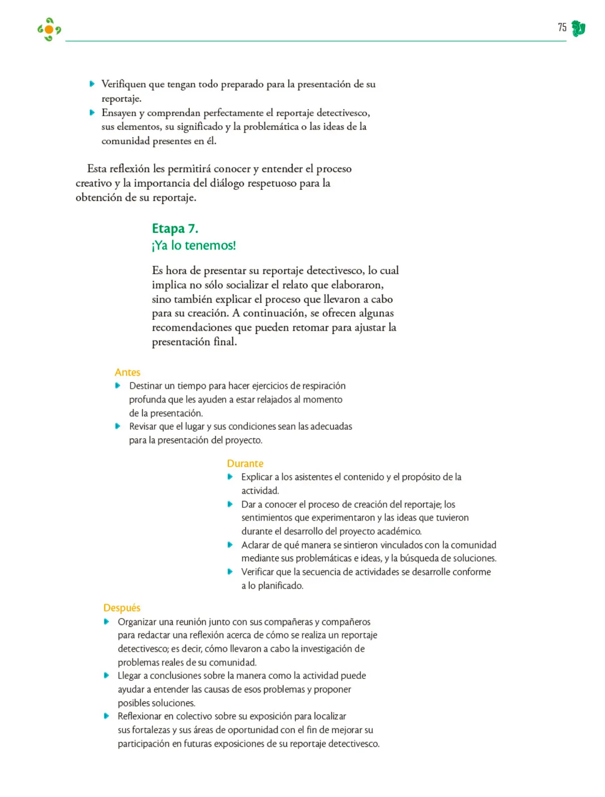 Página 76 de Colección Sk´asolil. Nuestro libro de Proyectos. Tomo II. Libro de Educación Telesecundaria Grado 2° Ciclo Escolar 2025 - 2026