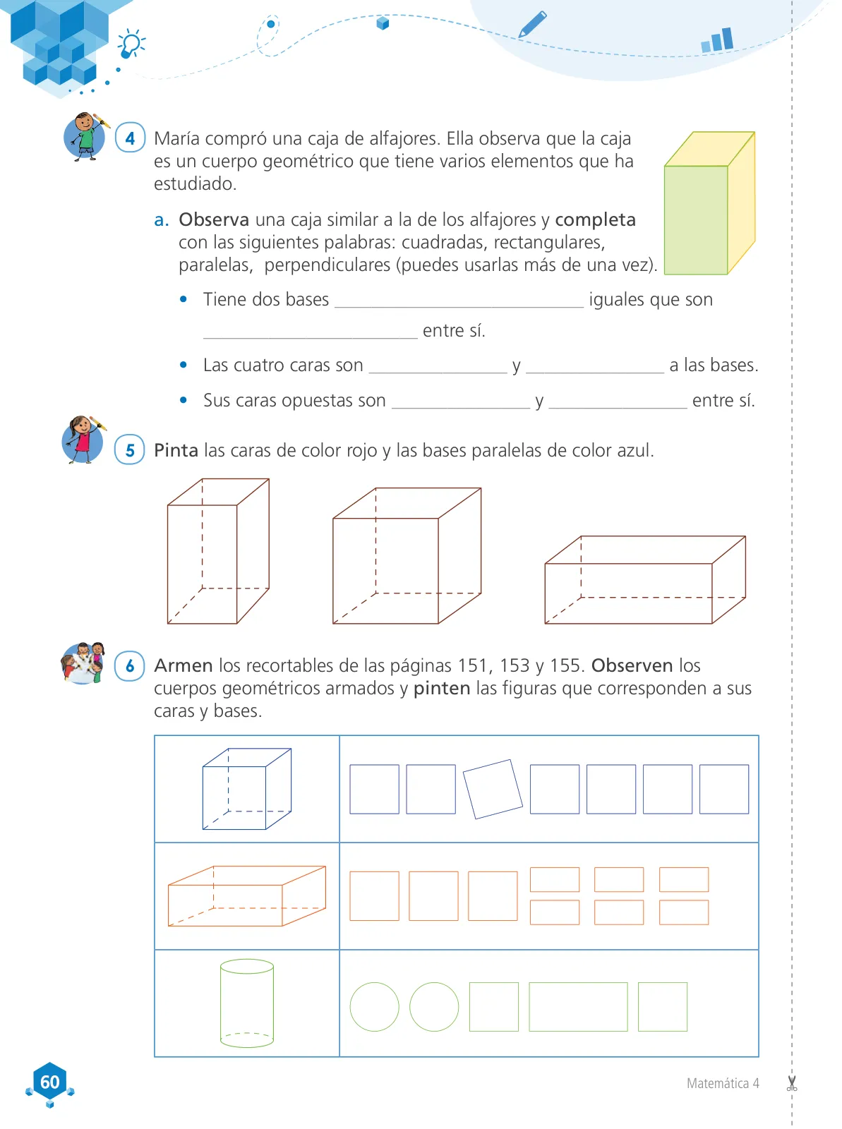 Miniatura página 62 de Matemática 4 : cuaderno de trabajo para cuarto grado de Educación Primaria 2019 · 2019