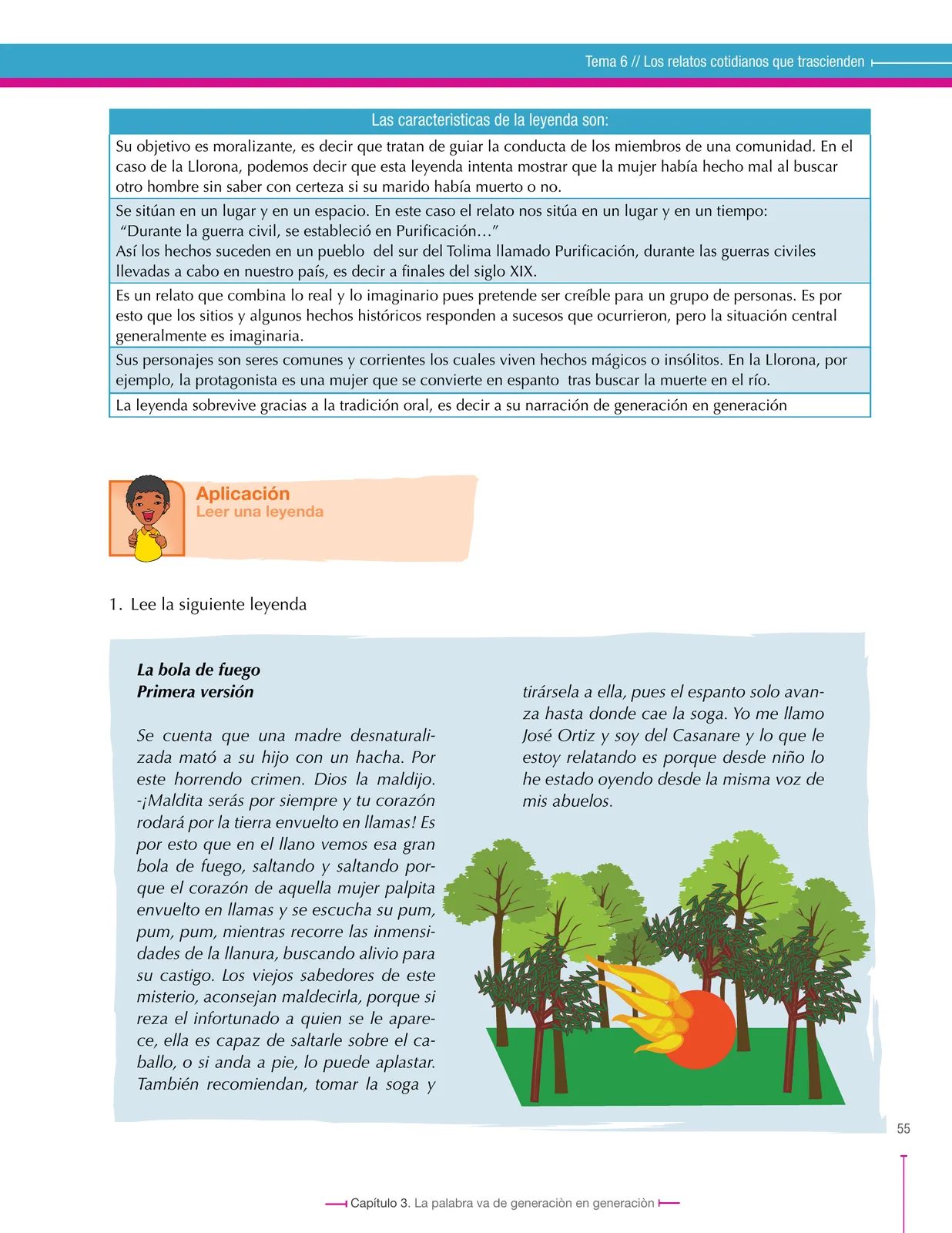 Página 55 de Lenguaje 7° · Secundaria Activa