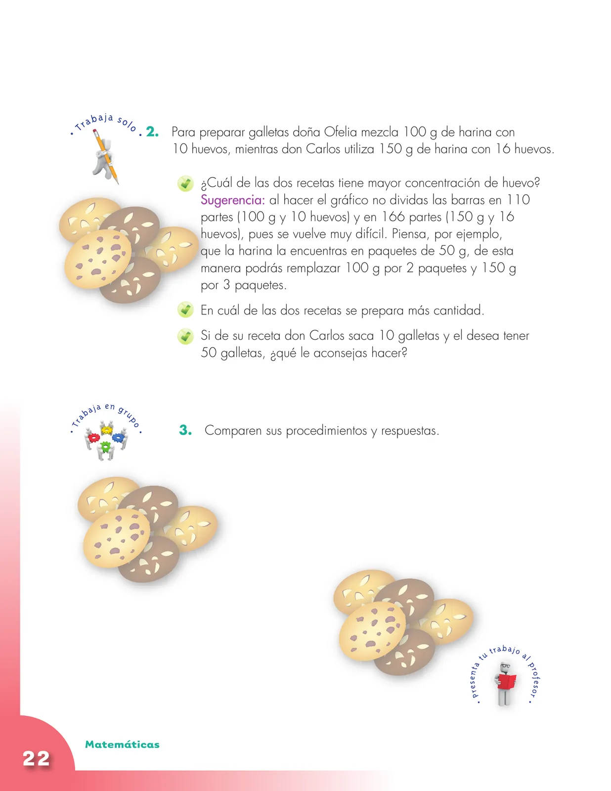 Miniatura página 22 de Matematica 5° · Cartilla 01