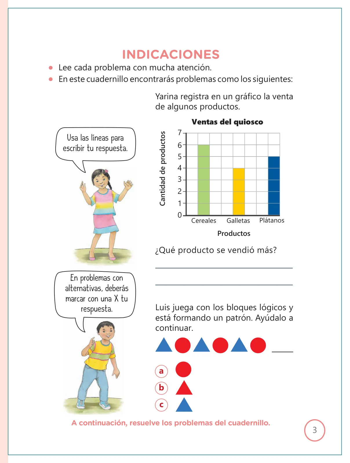 Página 3 de Kit de evaluación Proceso 2 Demostrando lo que aprendimos : Matemática, segundo trimestre, ﻿Segundo grado - Primaria · 2019