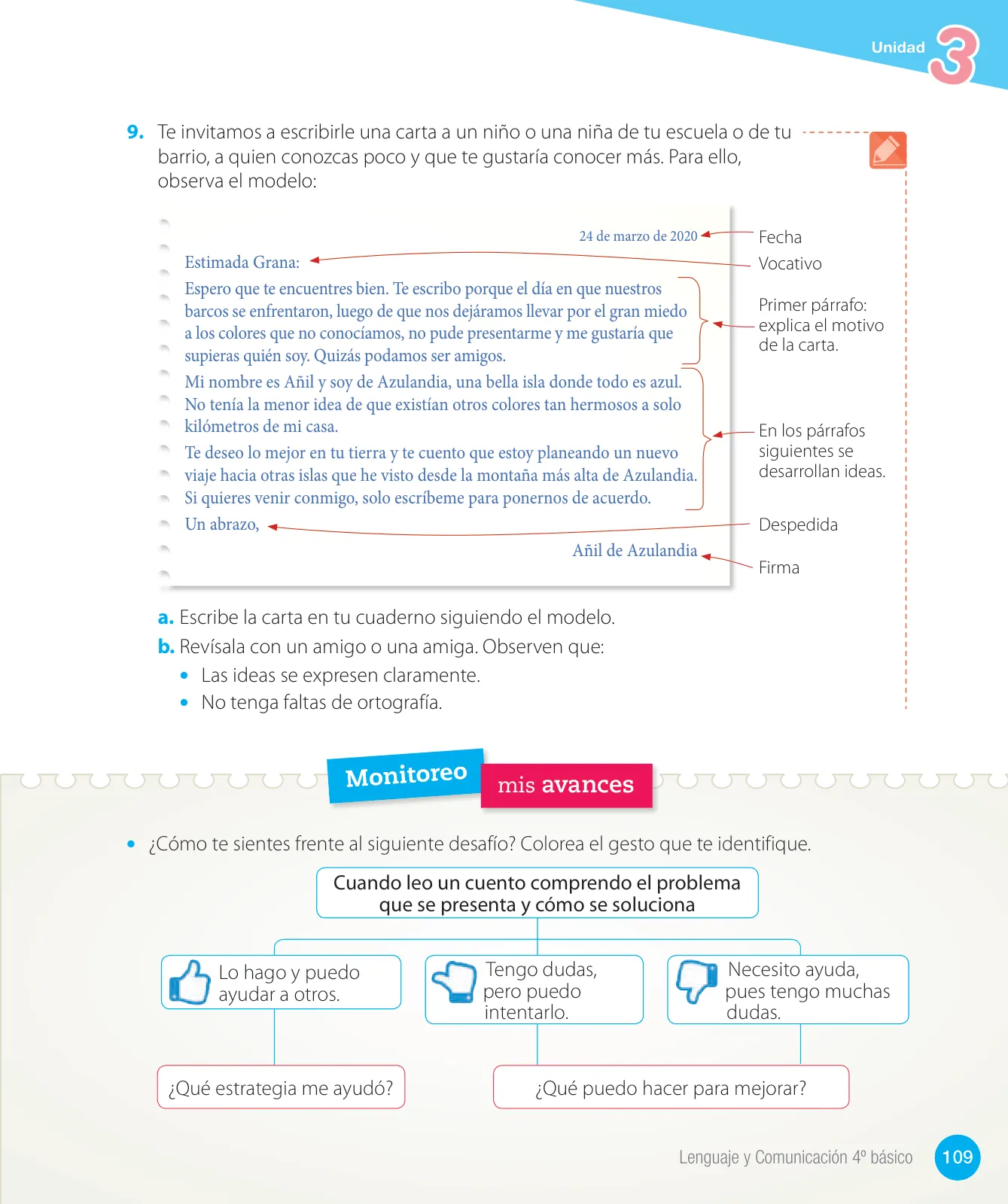 Página 111 de Lenguaje y Comunicación – Cuarto Básico | Texto del Estudiante MINEDUC – Descargar PDF · 2024