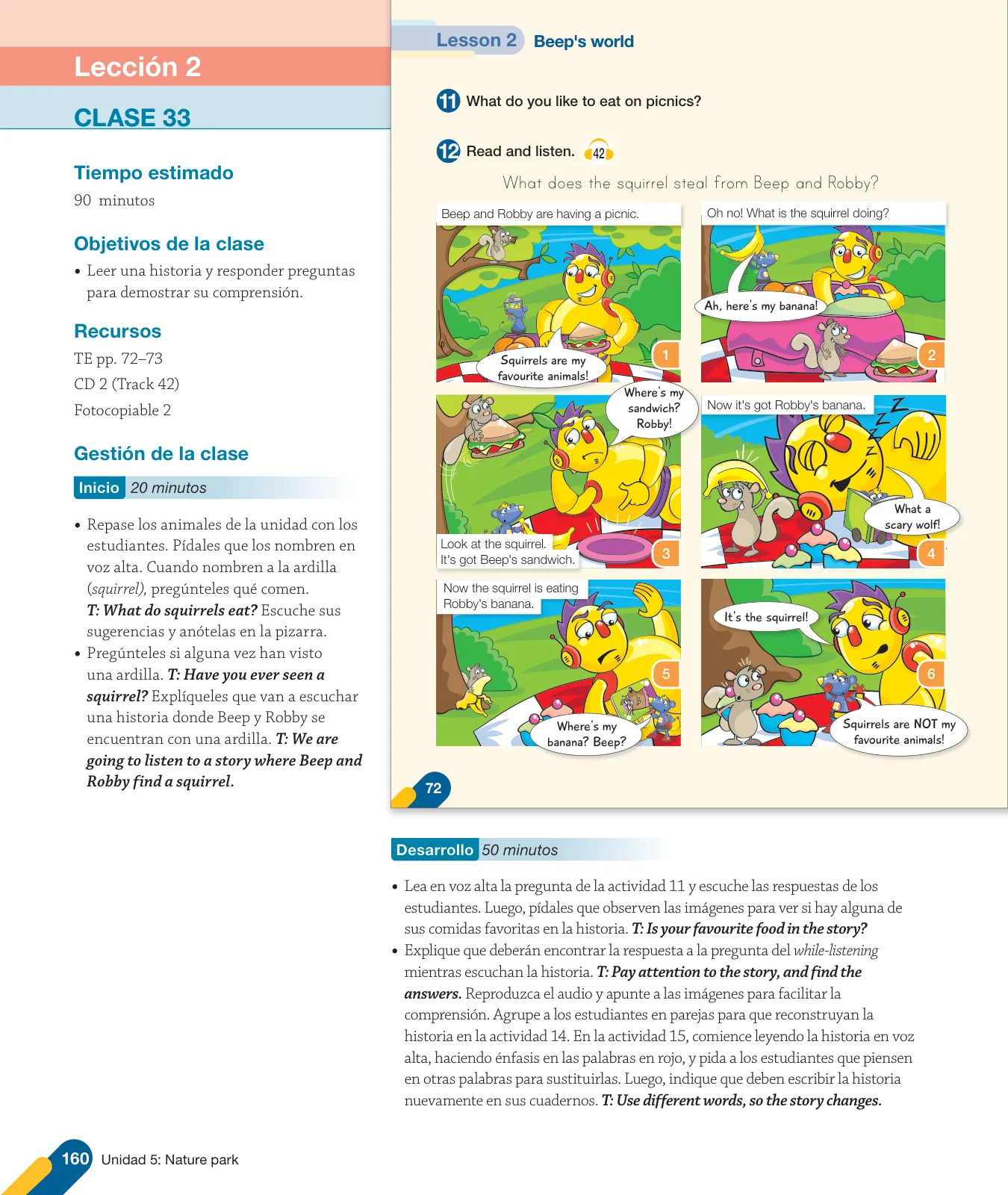 Miniatura página 24 de Inglés – Tercero Básico | Texto del Estudiante MINEDUC – Descargar PDF · 2024
