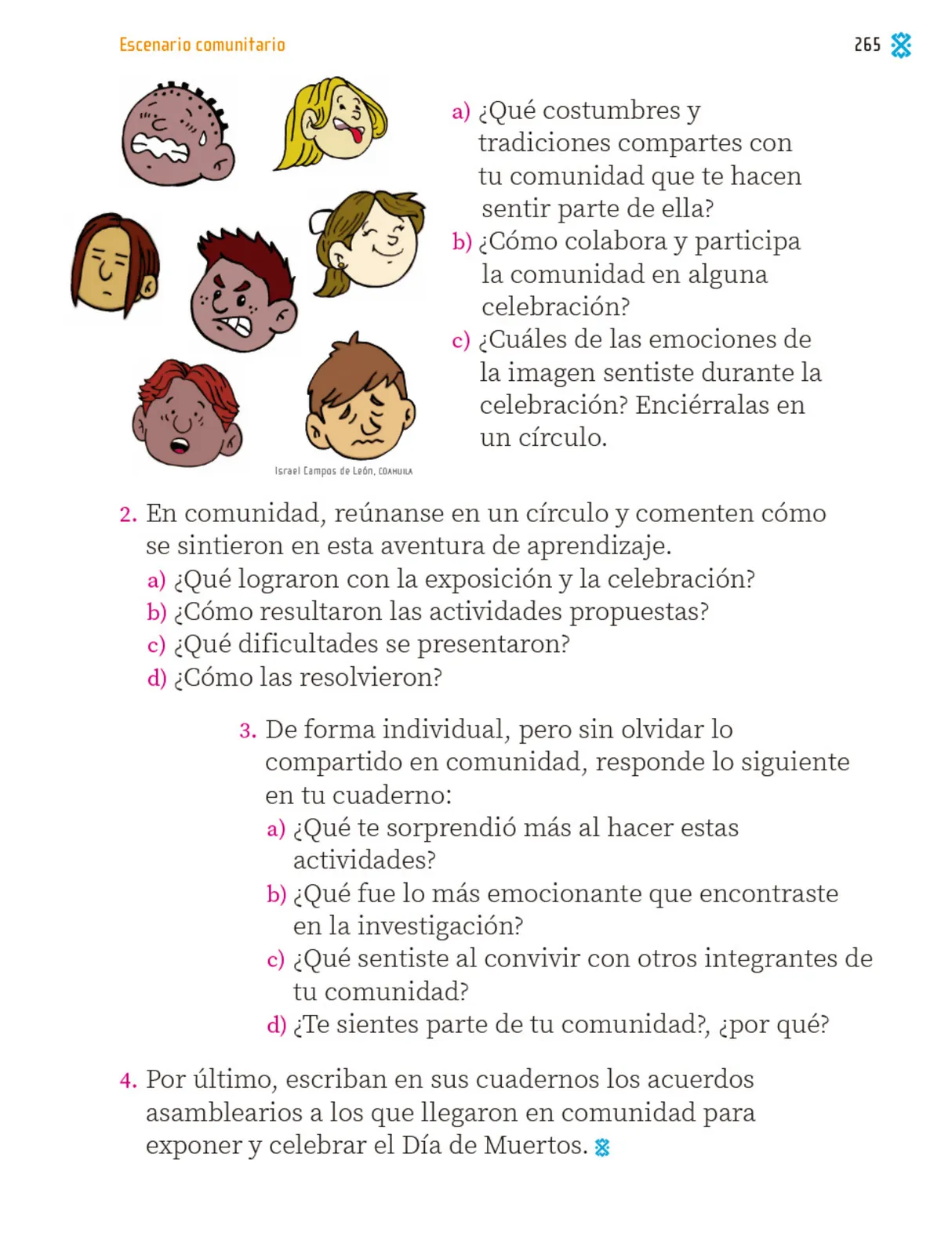Miniatura página 266 de Proyectos Comunitarios.   Libro de Educación Primaria Grado 1°  Ciclo Escolar 2025 - 2026