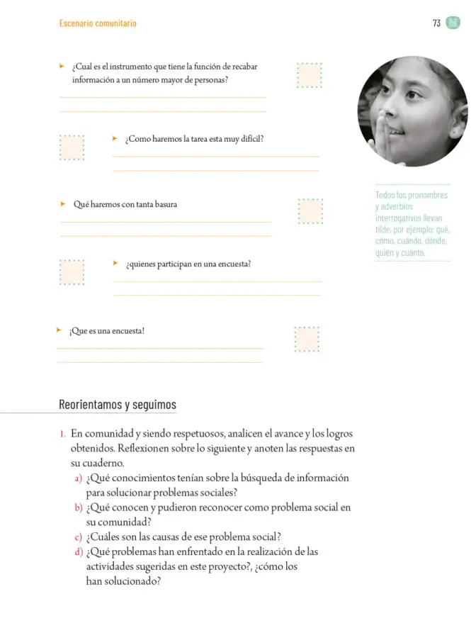 Página 76 de Proyectos Comunitarios. Libro de Educación Primaria Grado 5° Ciclo Escolar 2025 - 2026