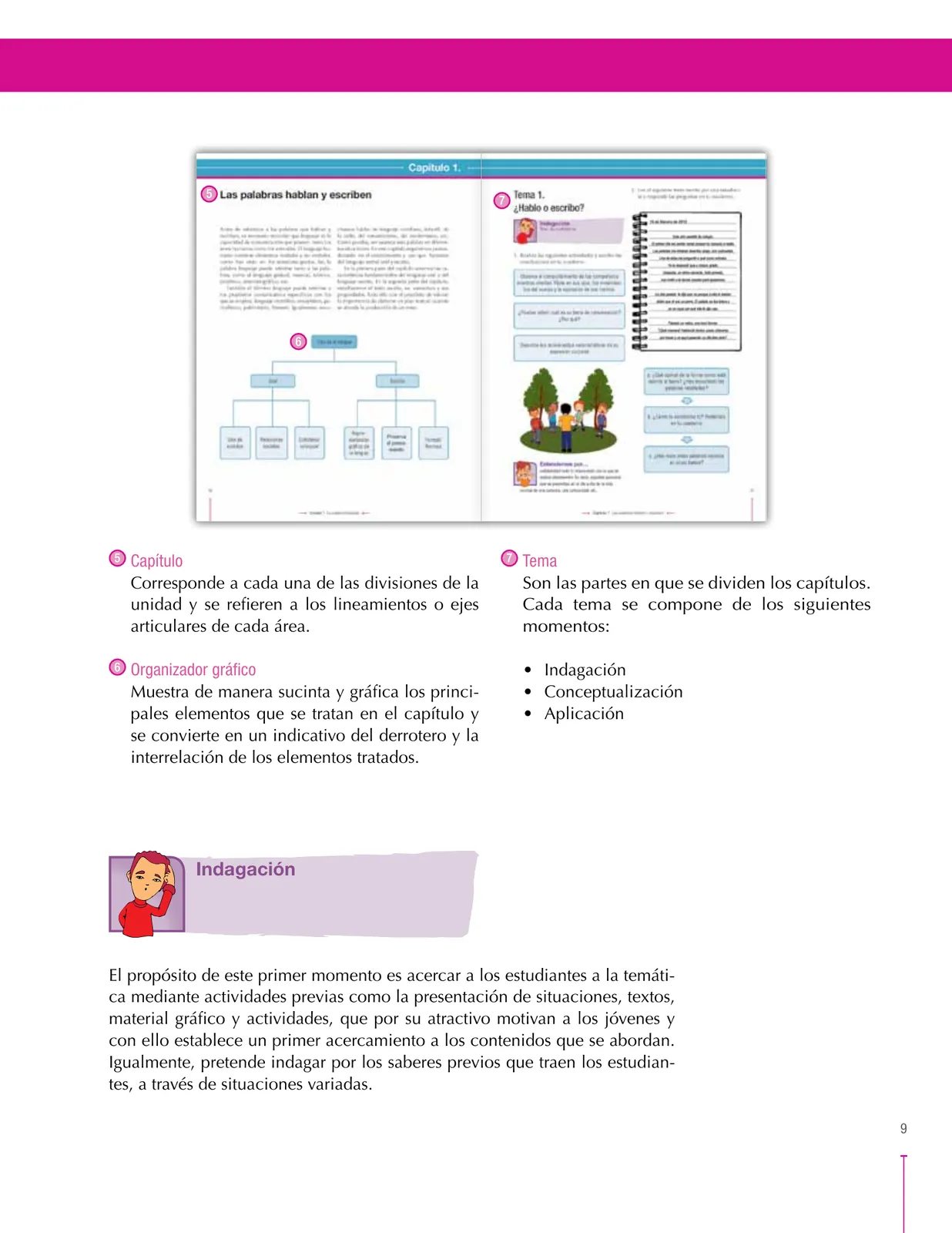 Página 9 de Lenguaje 8° · Secundaria Activa
