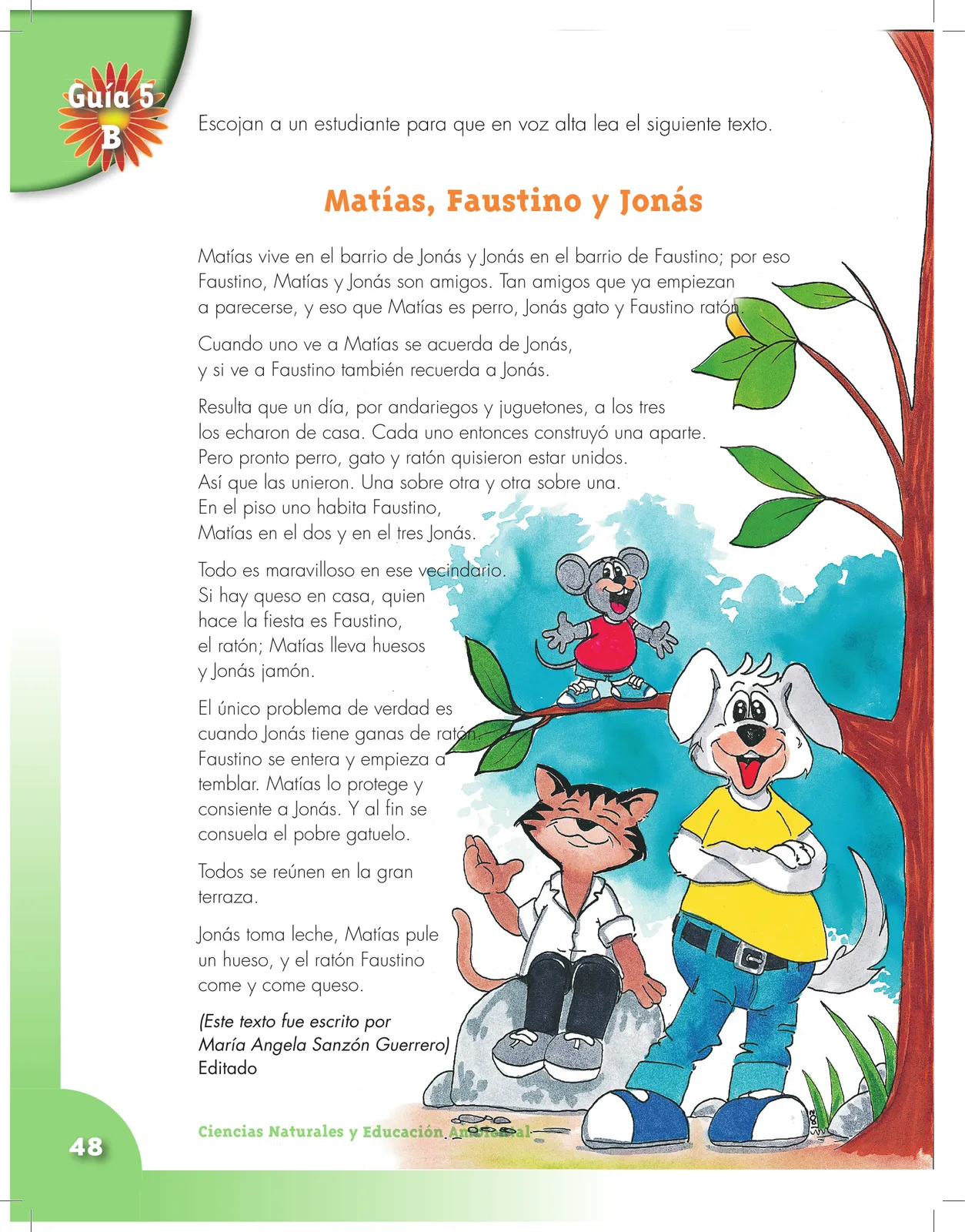 Página 48 de Ciencias Naturales 3° · Cartilla 01
