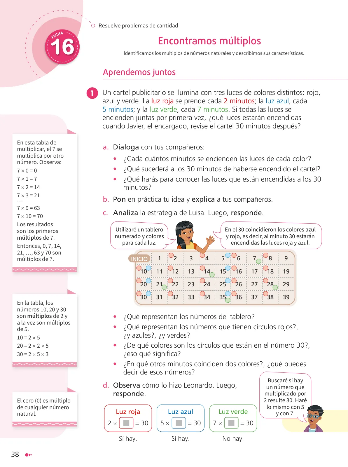 Miniatura página 40 de Texto de Matemática 5. Quinto grado de Primaria · 2024