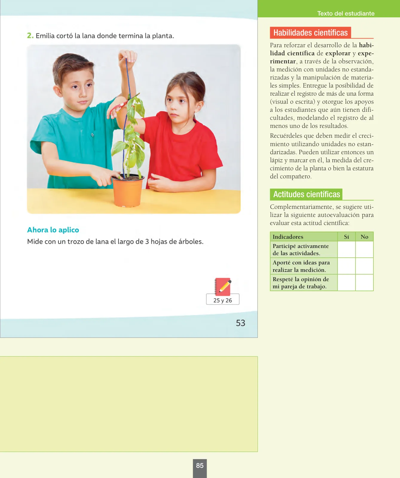 Página 86 de Ciencias Naturales – Primero Básico | Texto del Estudiante (MINEDUC) – Descargar PDF · 2024
