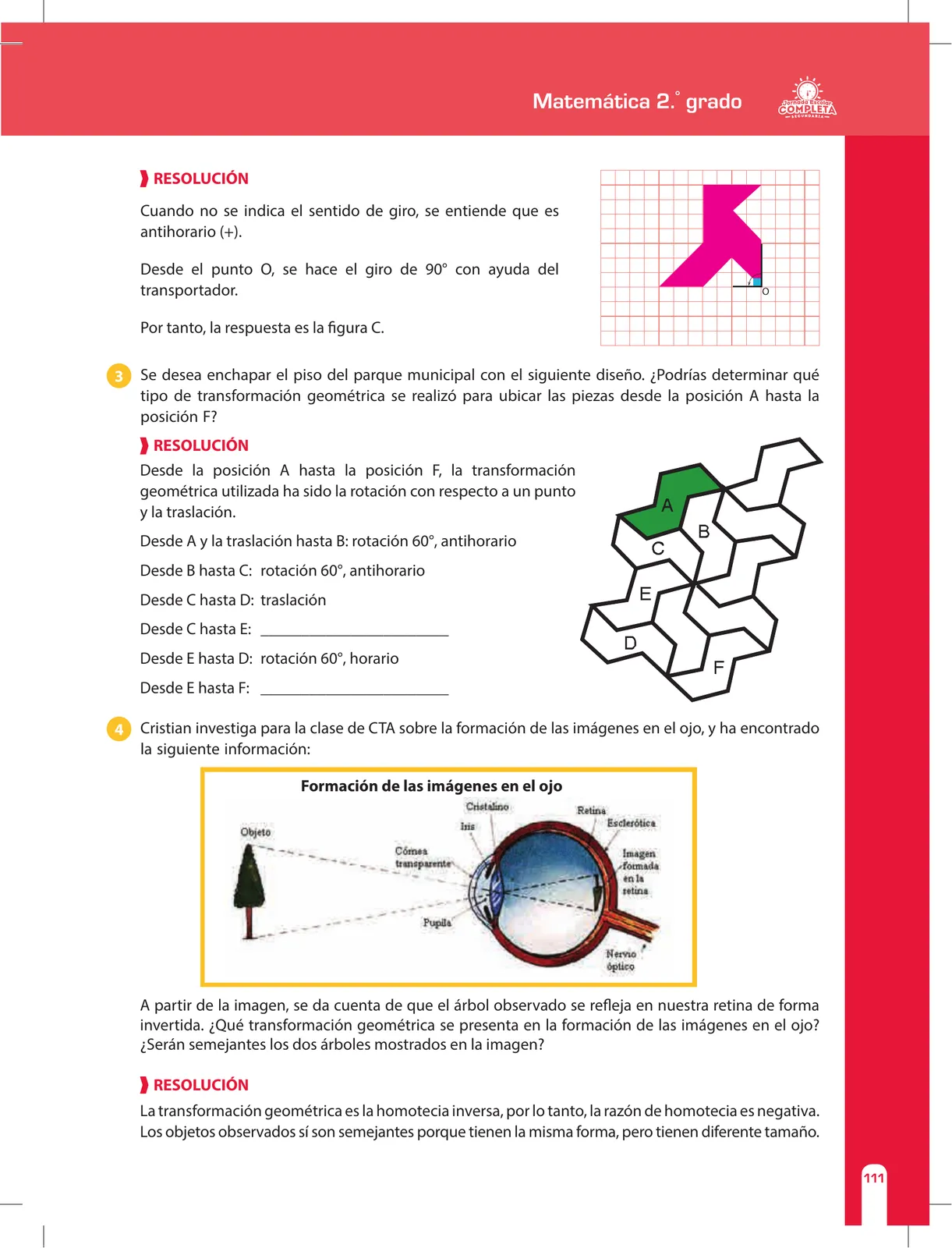 Miniatura página 111 de Matemática 2 : cuaderno de reforzamiento pedagógico - JEC · 2016