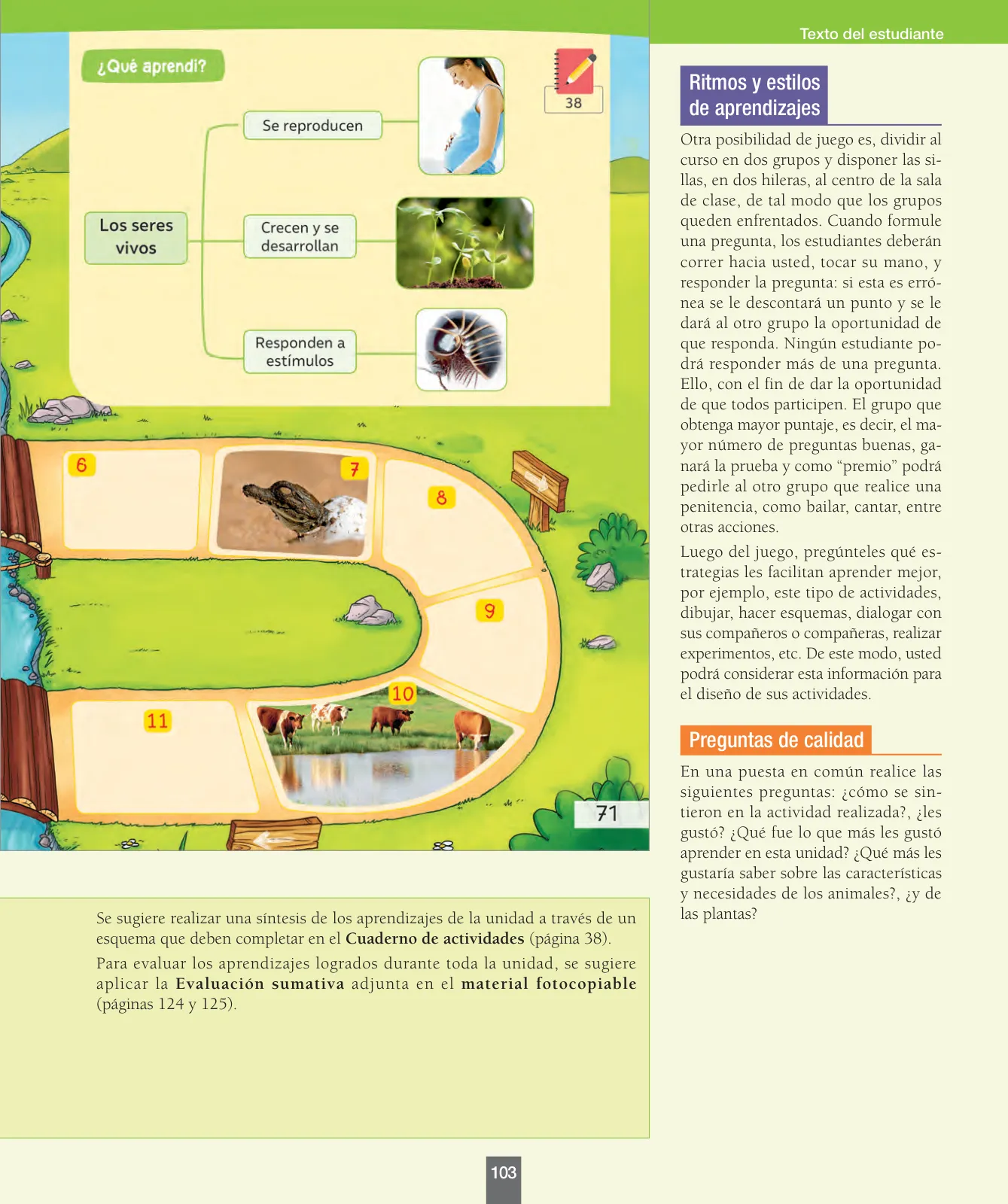 Miniatura página 104 de Ciencias Naturales – Primero Básico | Texto del Estudiante (MINEDUC) – Descargar PDF · 2024