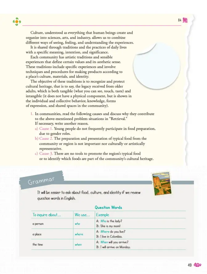 Página 50 de Uérakua anapu uantakua. Projects and Readings. Libro de Educación Telesecundaria Grado 1° Ciclo Escolar 2025 - 2026