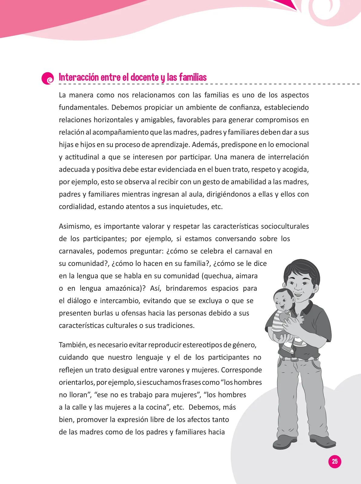 Miniatura página 27 de Guía para el trabajo docente con las familias del ciclo III de Primaria · 2016