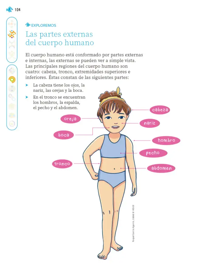 Página 105 de Nuestros saberes: Libro para alumnos, maestros y familia. Libro de Educación Primaria Grado 1° Ciclo Escolar 2025 - 2026