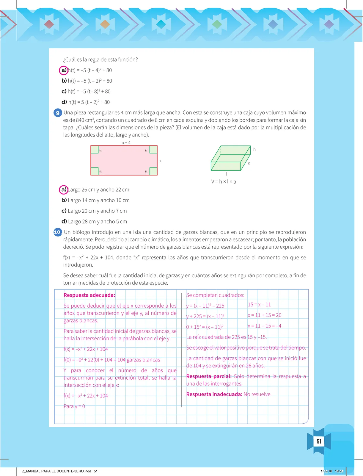 Miniatura página 53 de Resolvamos problemas 3 : manual para el docente 2018 · 2018