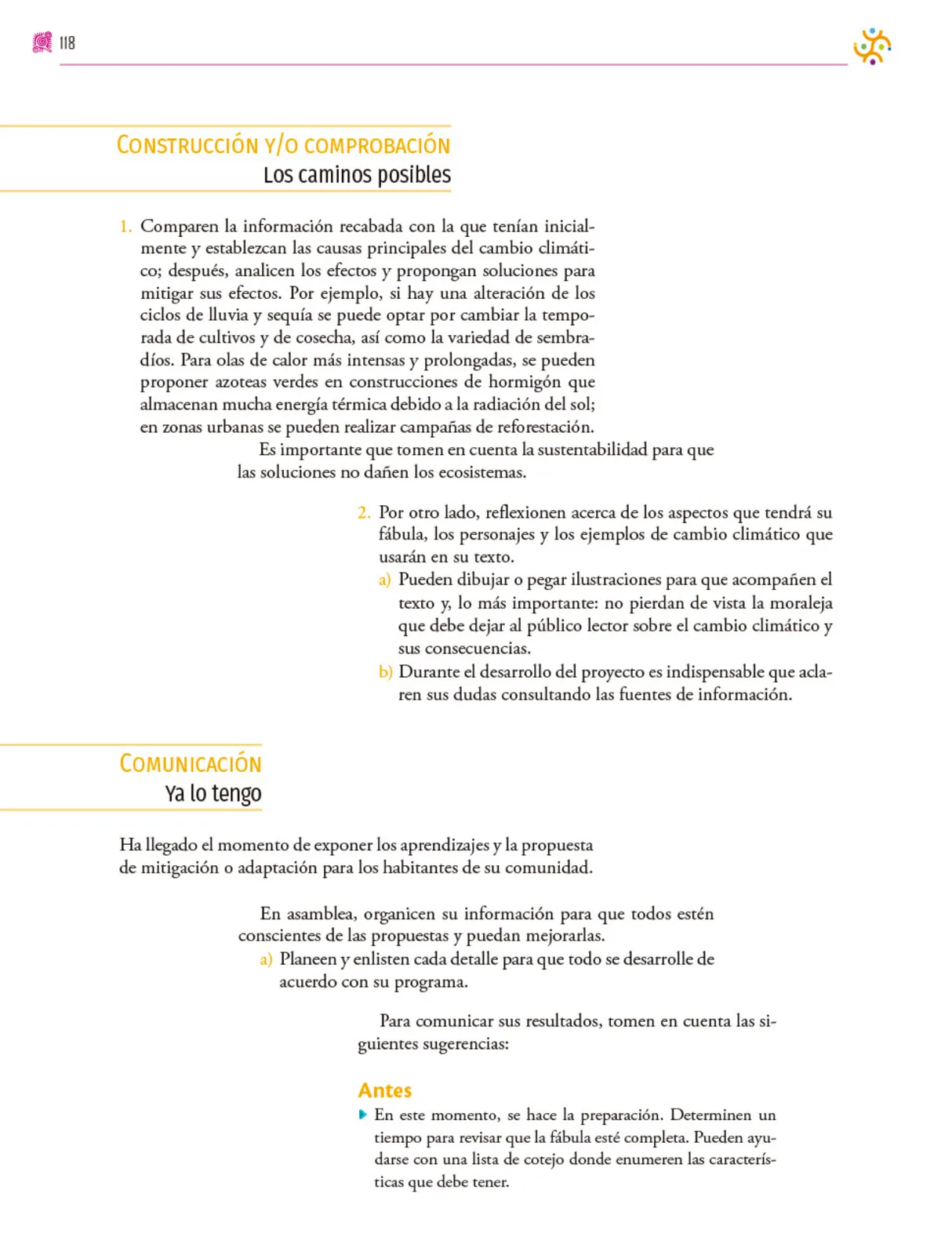 Página 119 de Colección Sk´asolil. Nuestro libro de proyectos. Libro de Educación Secundaria Grado 2° Ciclo Escolar 2025 - 2026