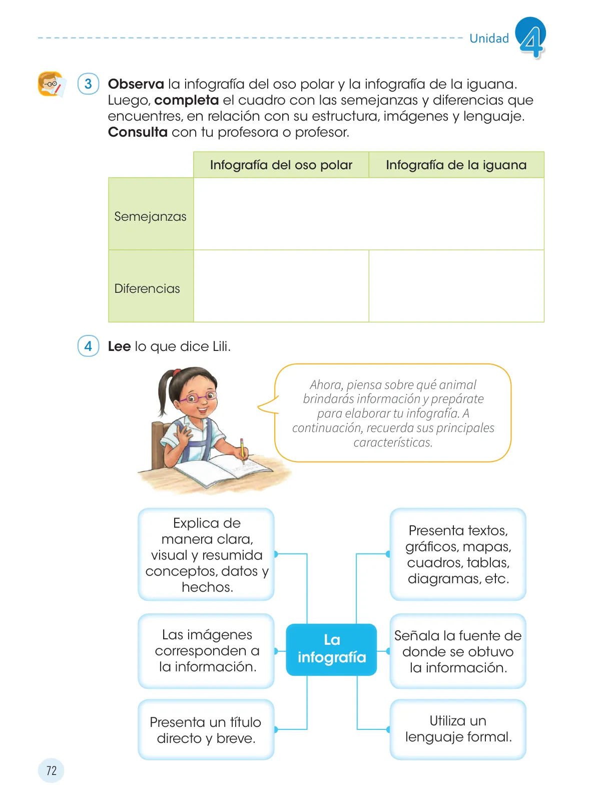 Miniatura página 74 de Comunicación 3 : cuaderno de trabajo para tercer grado de Educación Primaria 2019 · 2019