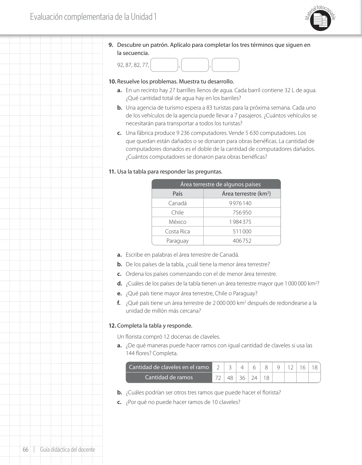Página 72 de Matemática – Quinto Básico | Texto del Estudiante MINEDUC – Descargar PDF · 2024