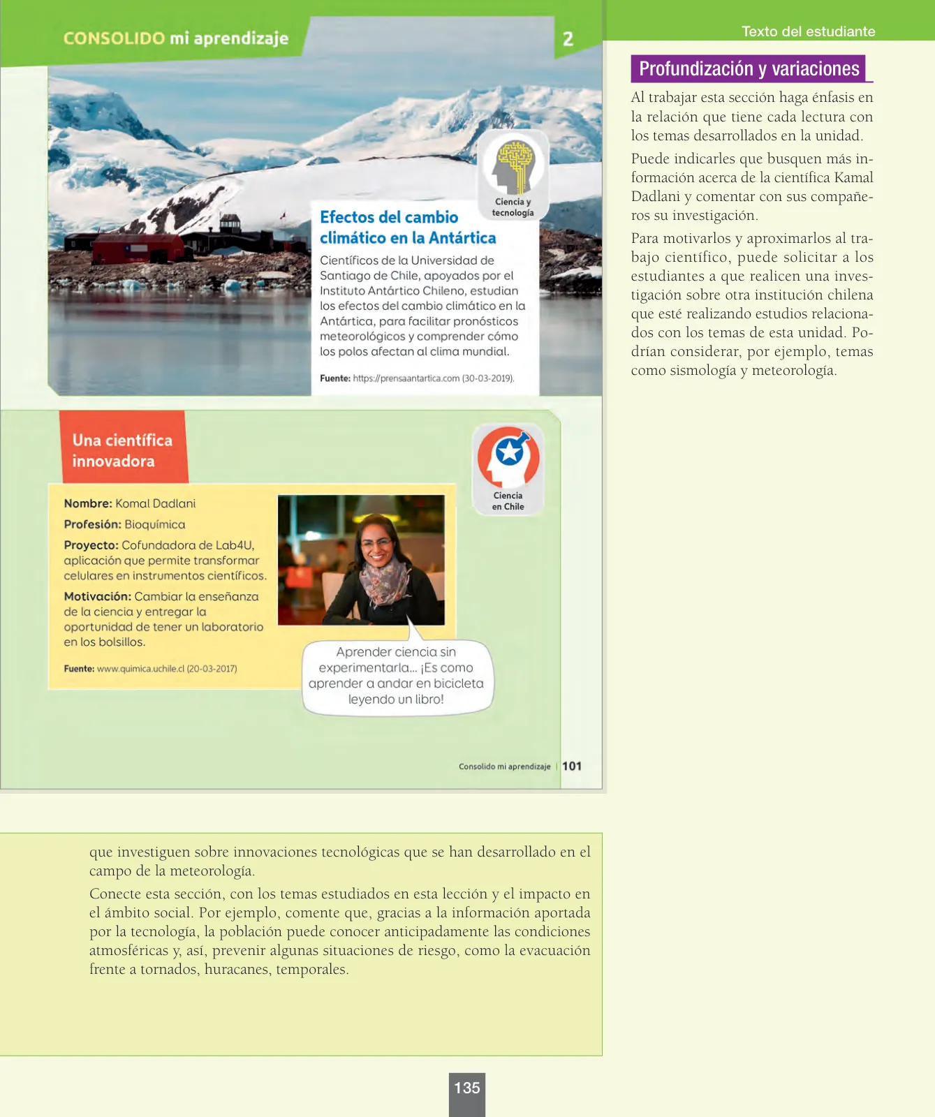 Página 136 de Ciencias Naturales – Séptimo Básico | Texto del Estudiante MINEDUC – Descargar PDF · 2024
