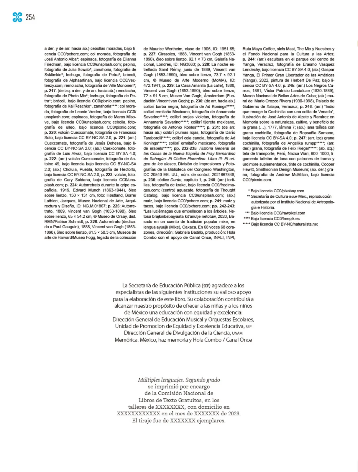 Página 255 de Múltiples lenguajes.   Libro de Educación Primaria Grado 2°  Ciclo Escolar 2025 - 2026