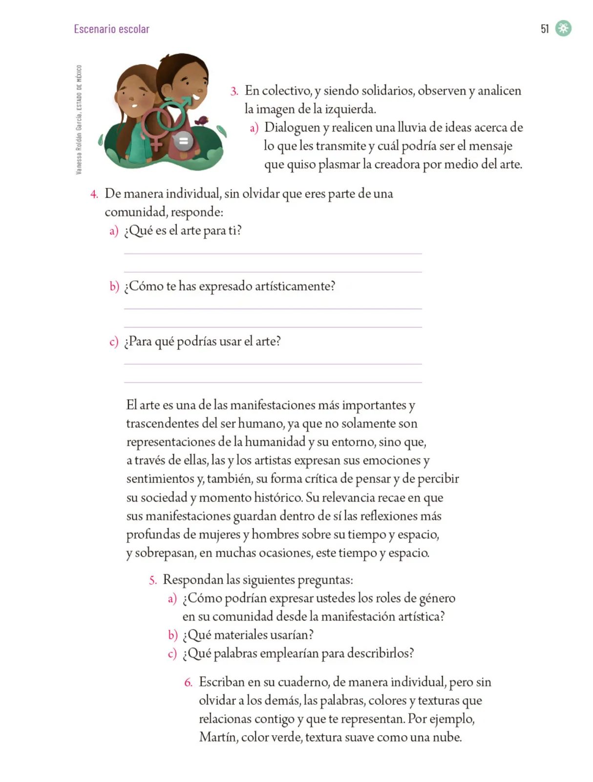Página 54 de Proyectos Escolares. Libro de Educación Primaria Grado 5° Ciclo Escolar 2025 - 2026